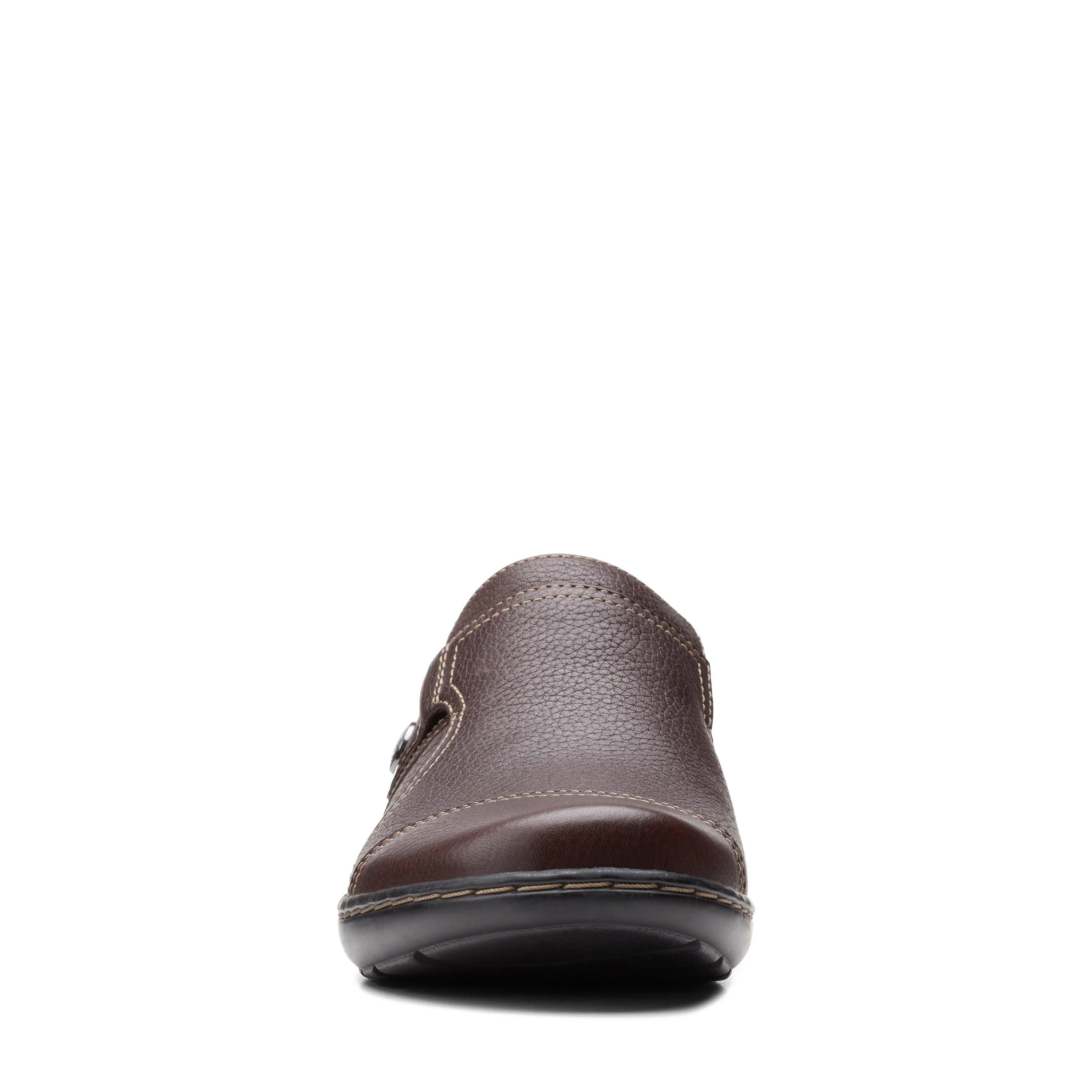 Clarks Cora Poppy in Brown Leather