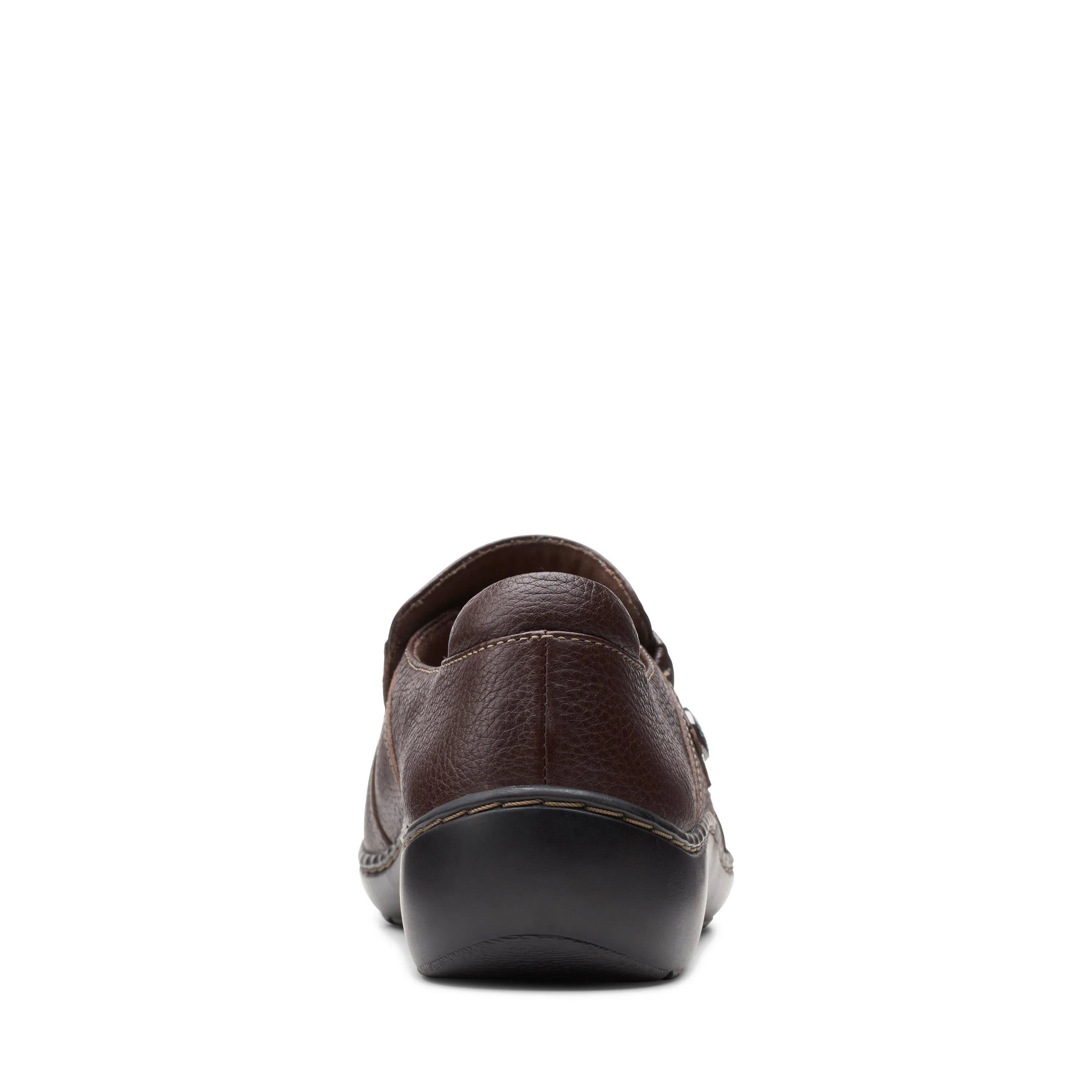 Clarks Cora Poppy in Brown Leather