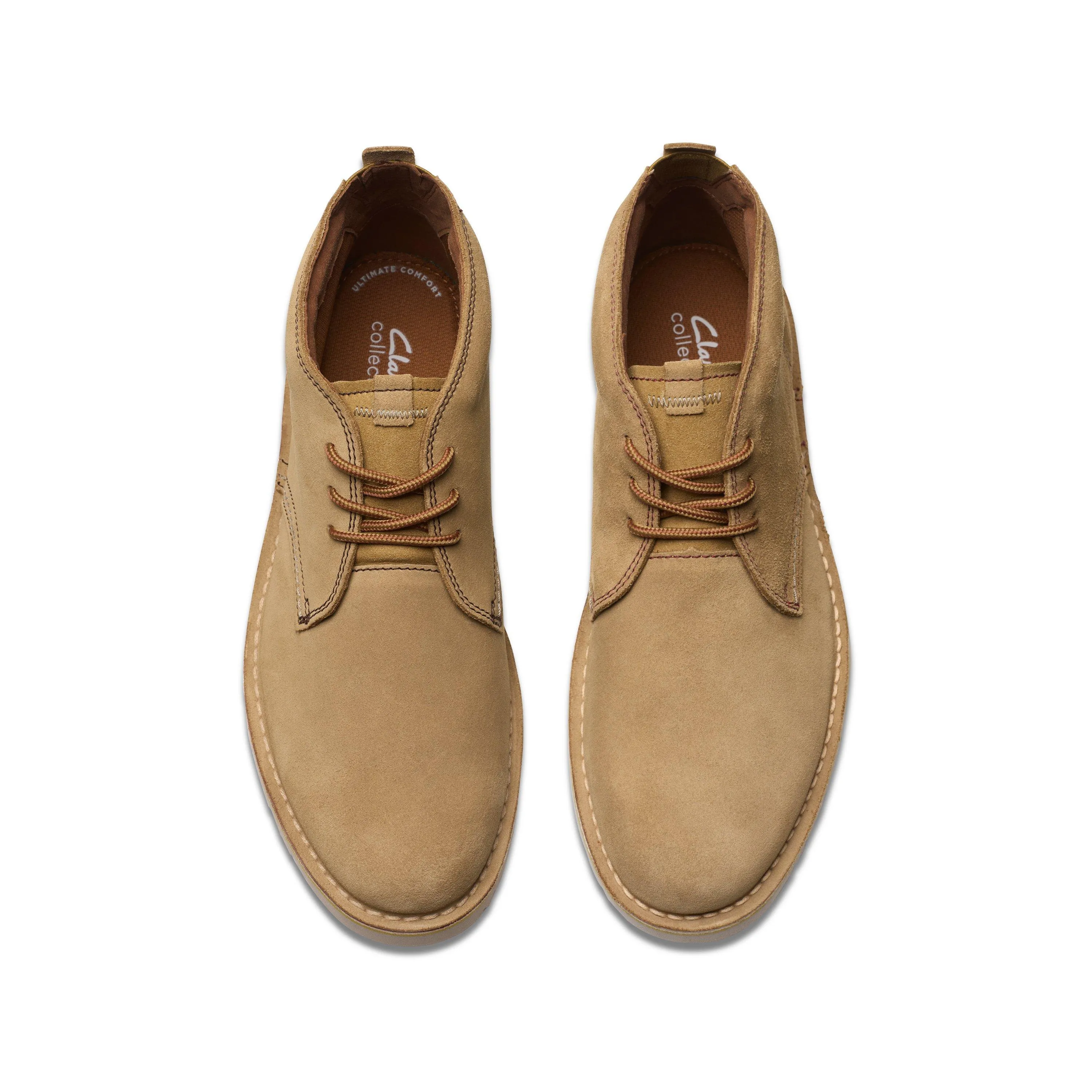 Clarks Eastridge Mid in Beige Suede