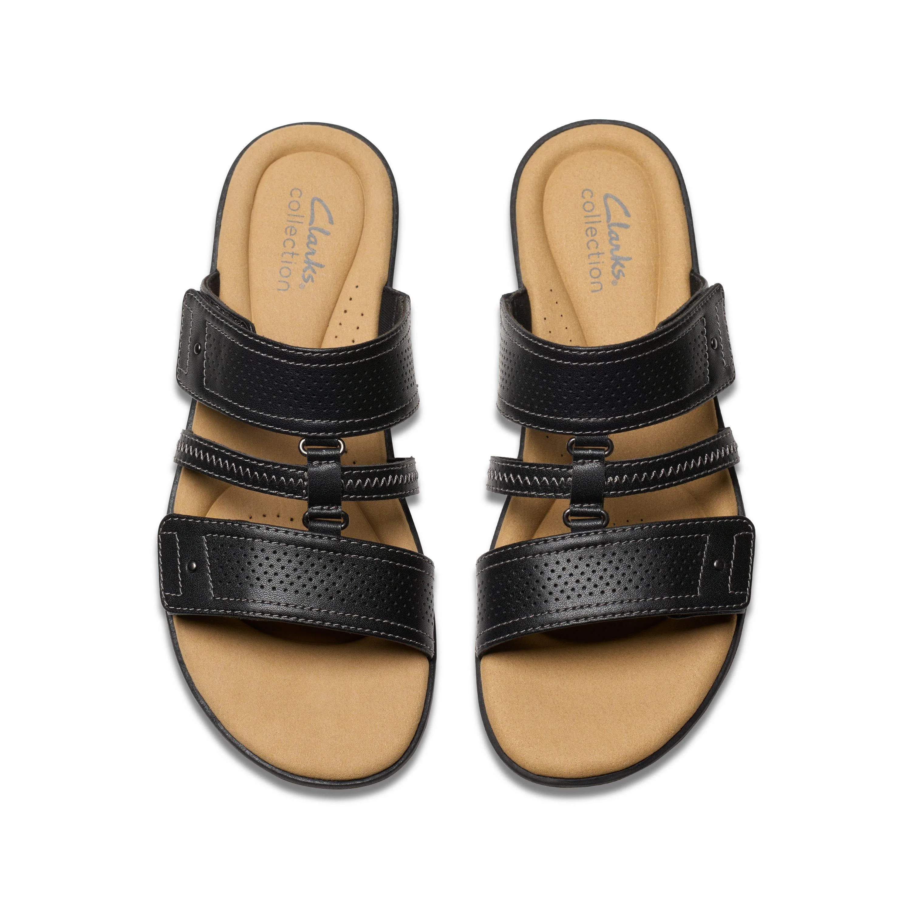 Clarks Elizabelle Ave in Black Leather
