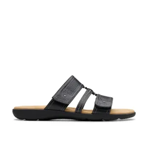 Clarks Elizabelle Ave in Black Leather
