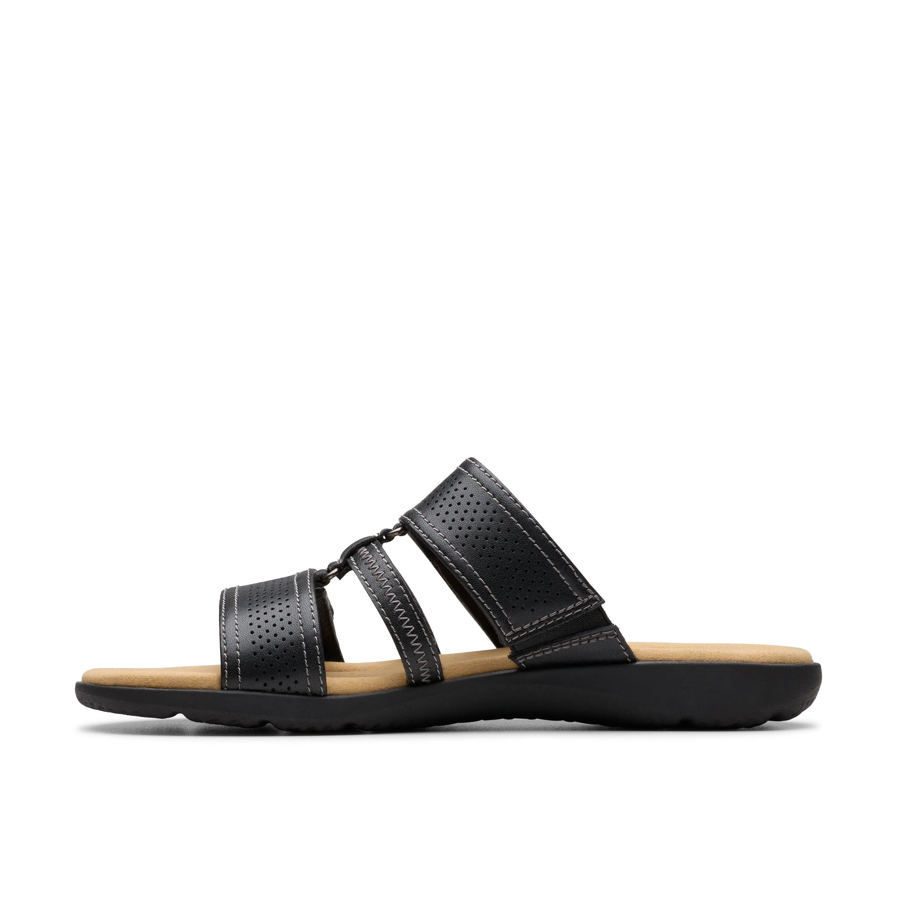 Clarks Elizabelle Ave in Black Leather