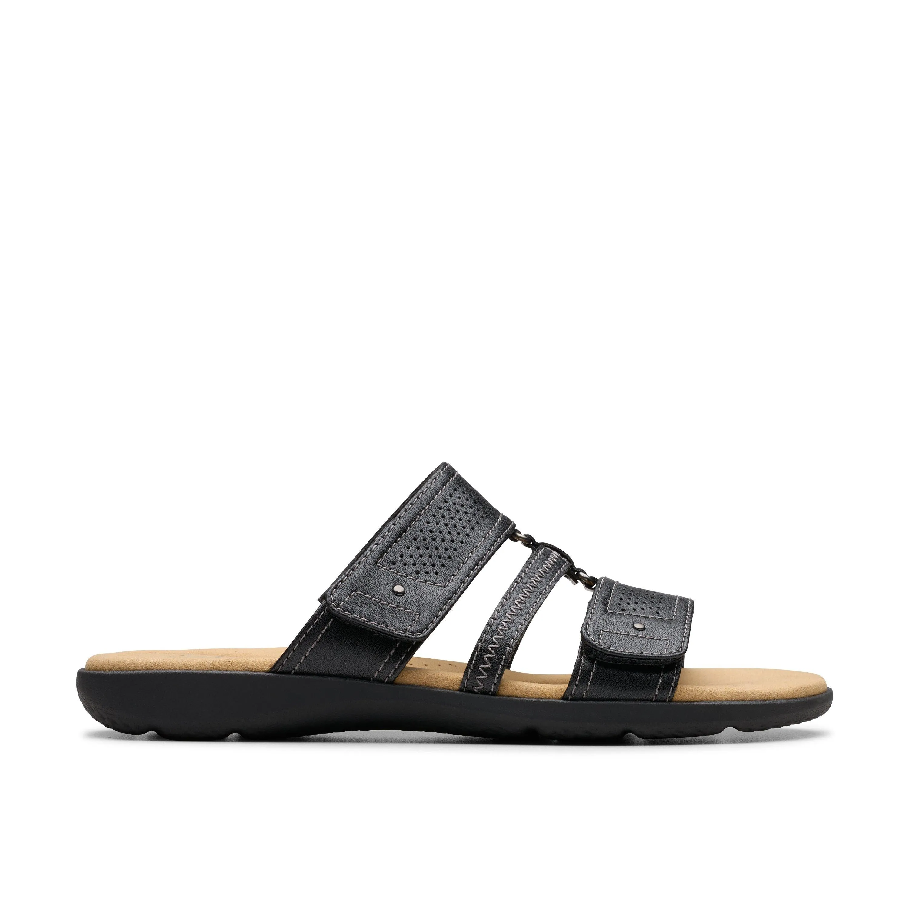 Clarks Elizabelle Ave in Black Leather