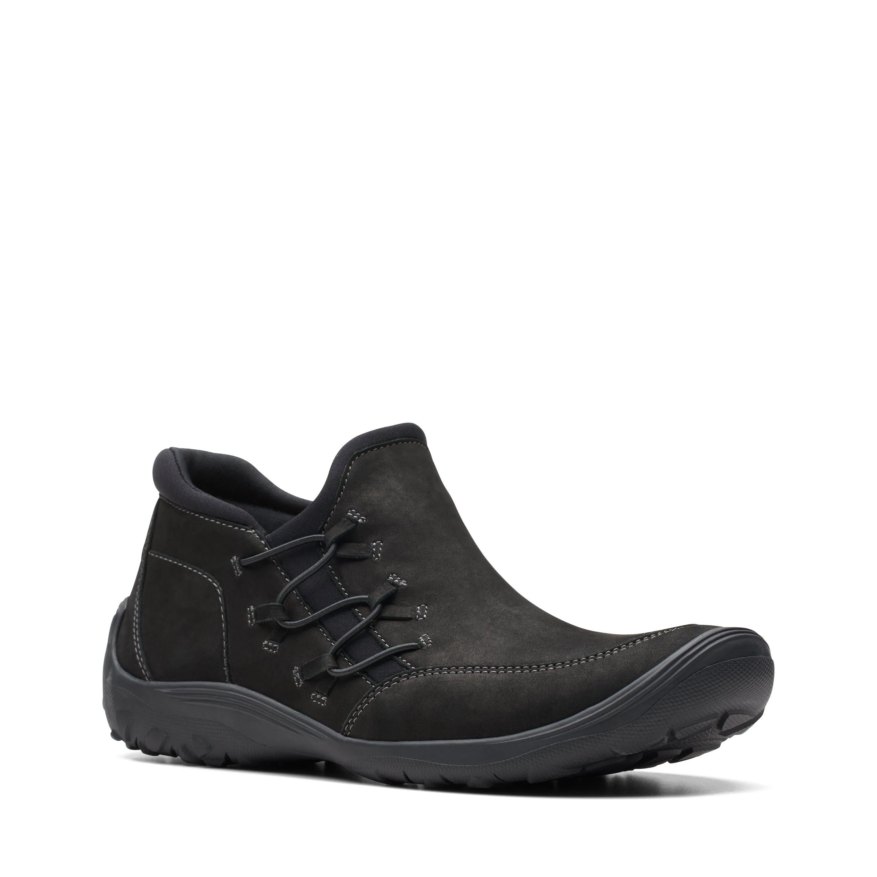 Clarks Fiana Bay in Black Nubuck