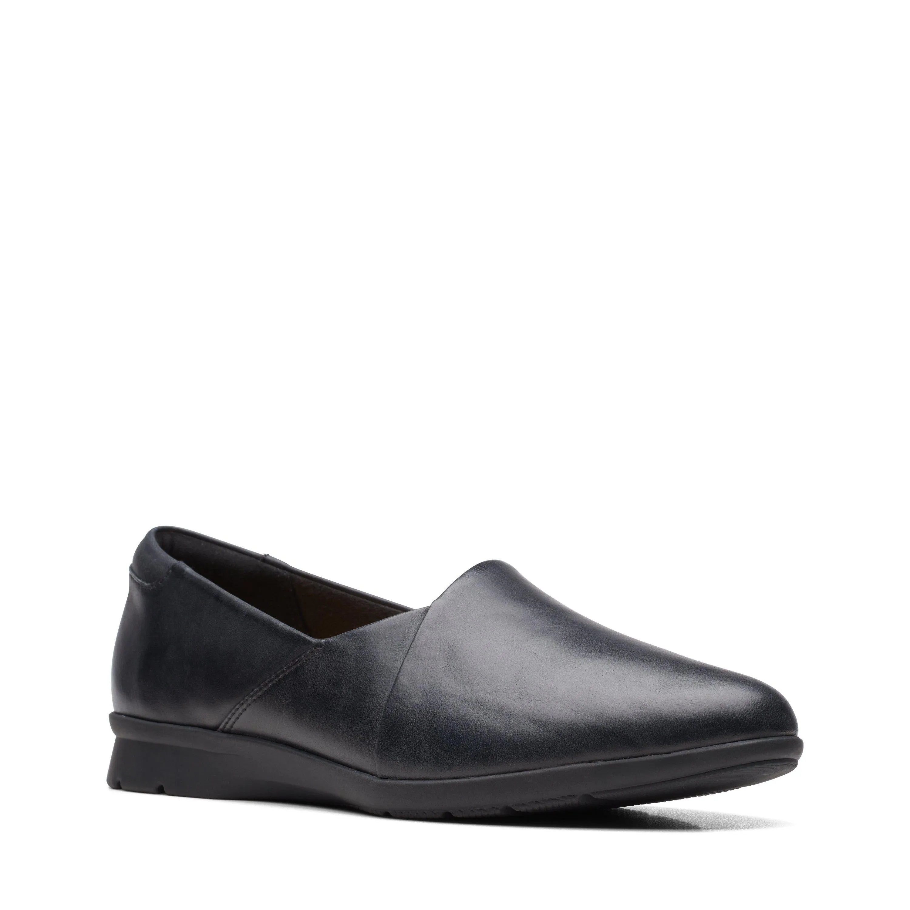 Clarks Jenette Grace in Black Leather