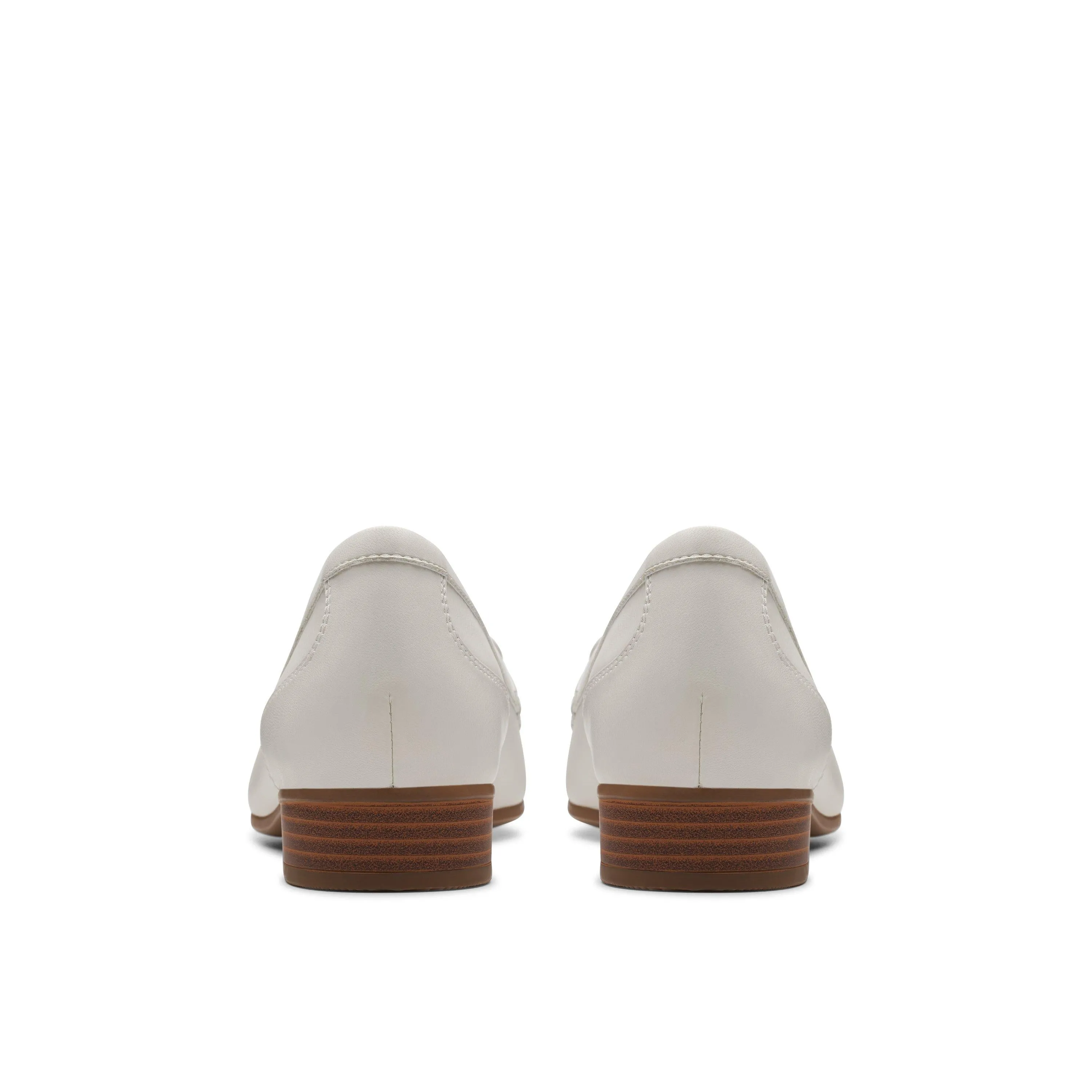 Clarks Juliet Aster in White Leather