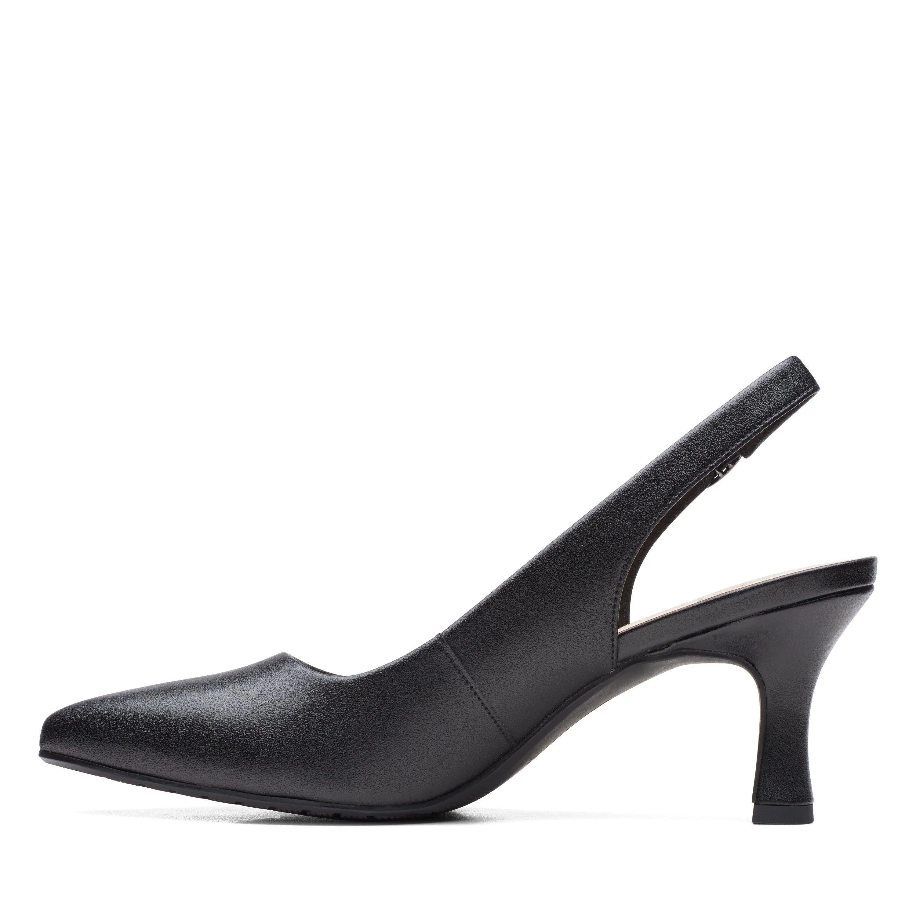Clarks Kataleyna Step in Black Leather