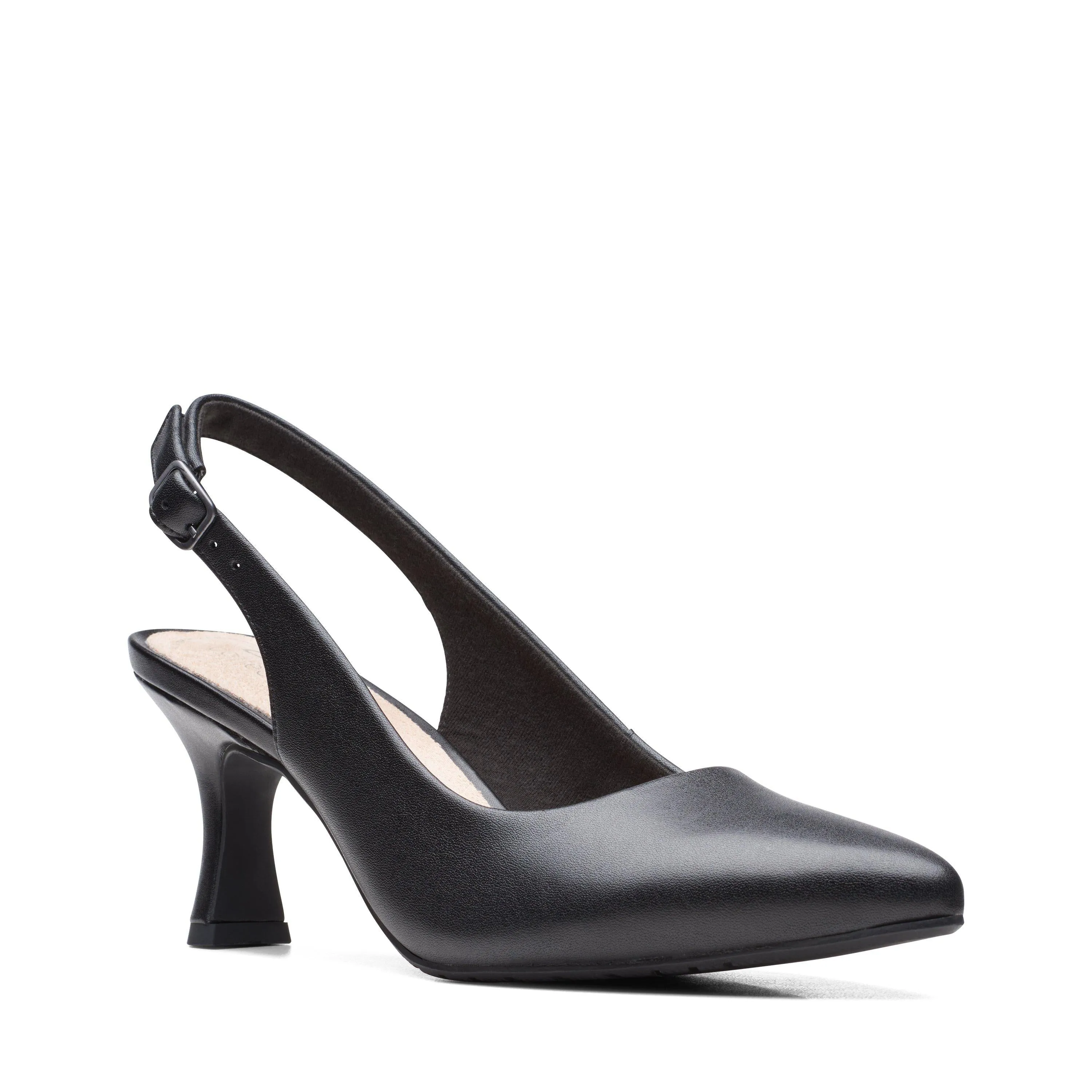 Clarks Kataleyna Step in Black Leather