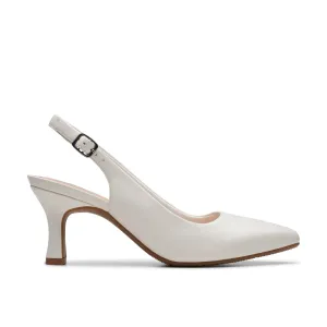 Clarks Kataleyna Step in White Leather