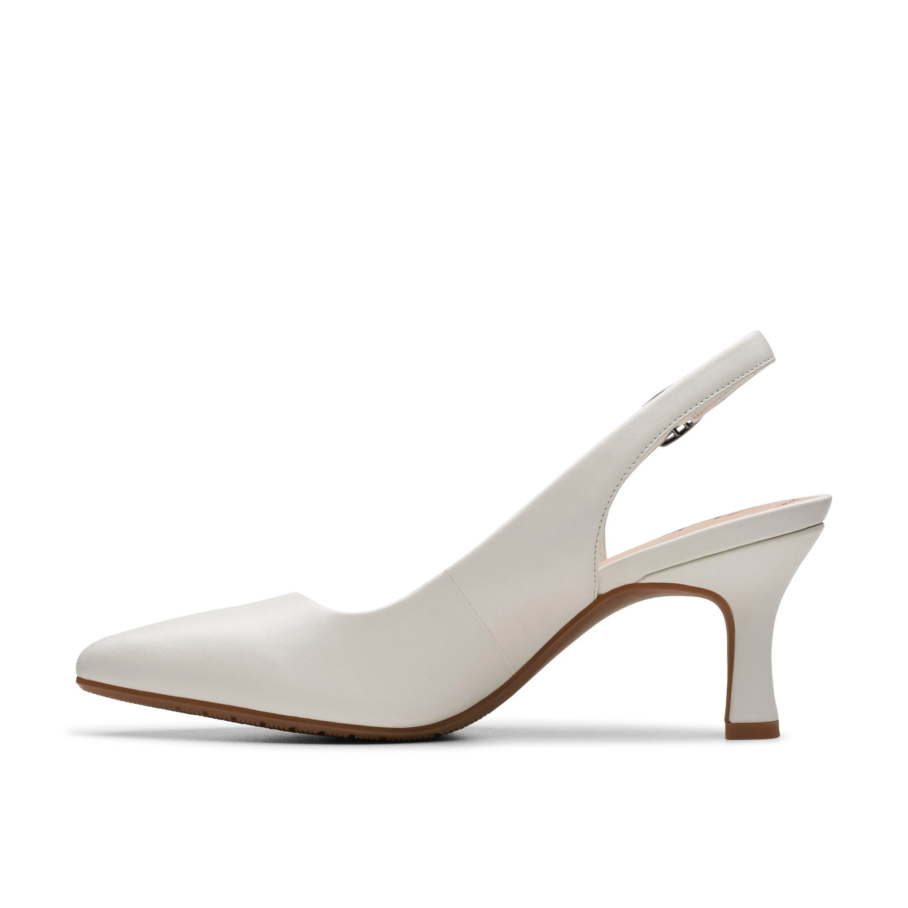 Clarks Kataleyna Step in White Leather
