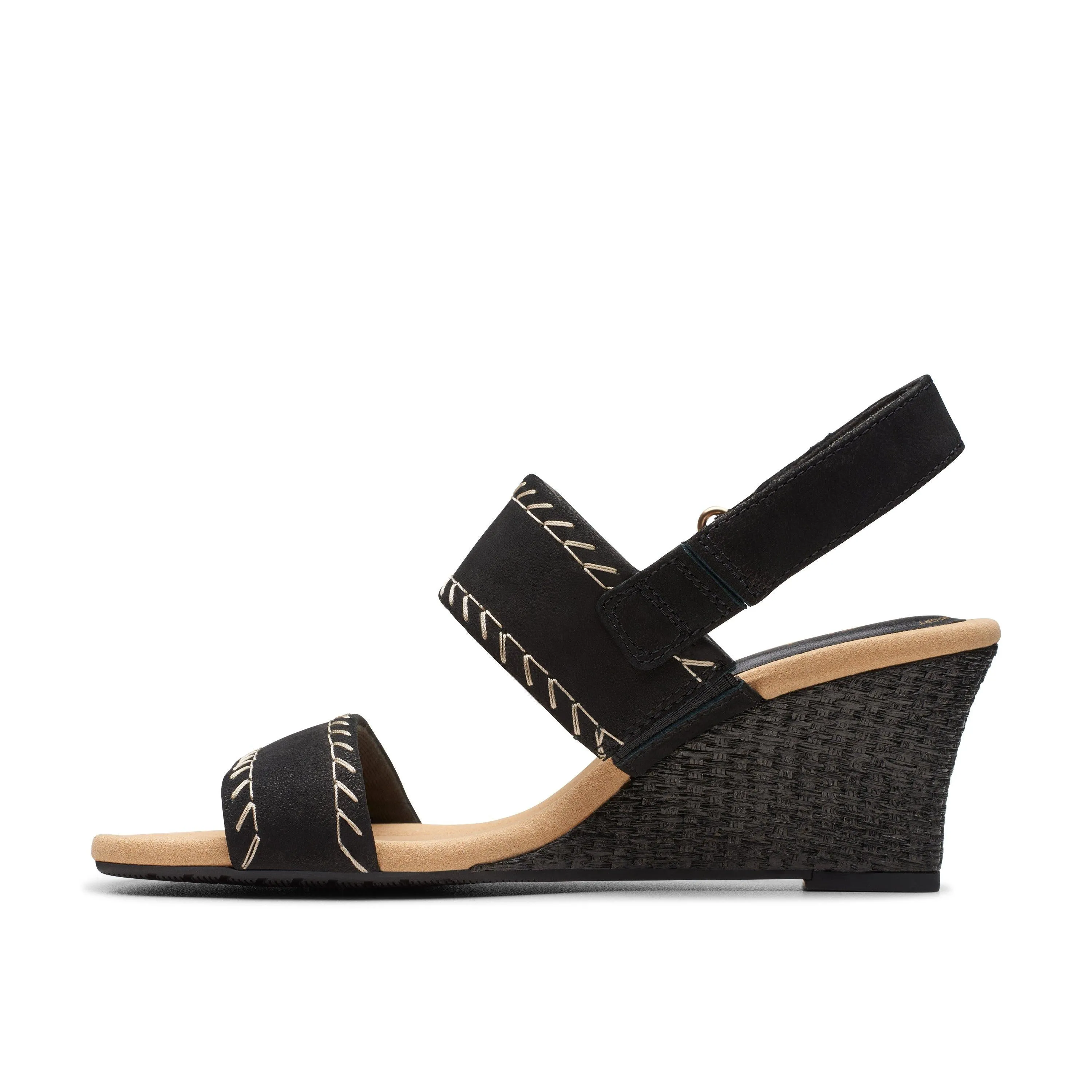 Clarks Kyarra Rose in Black Nubuck