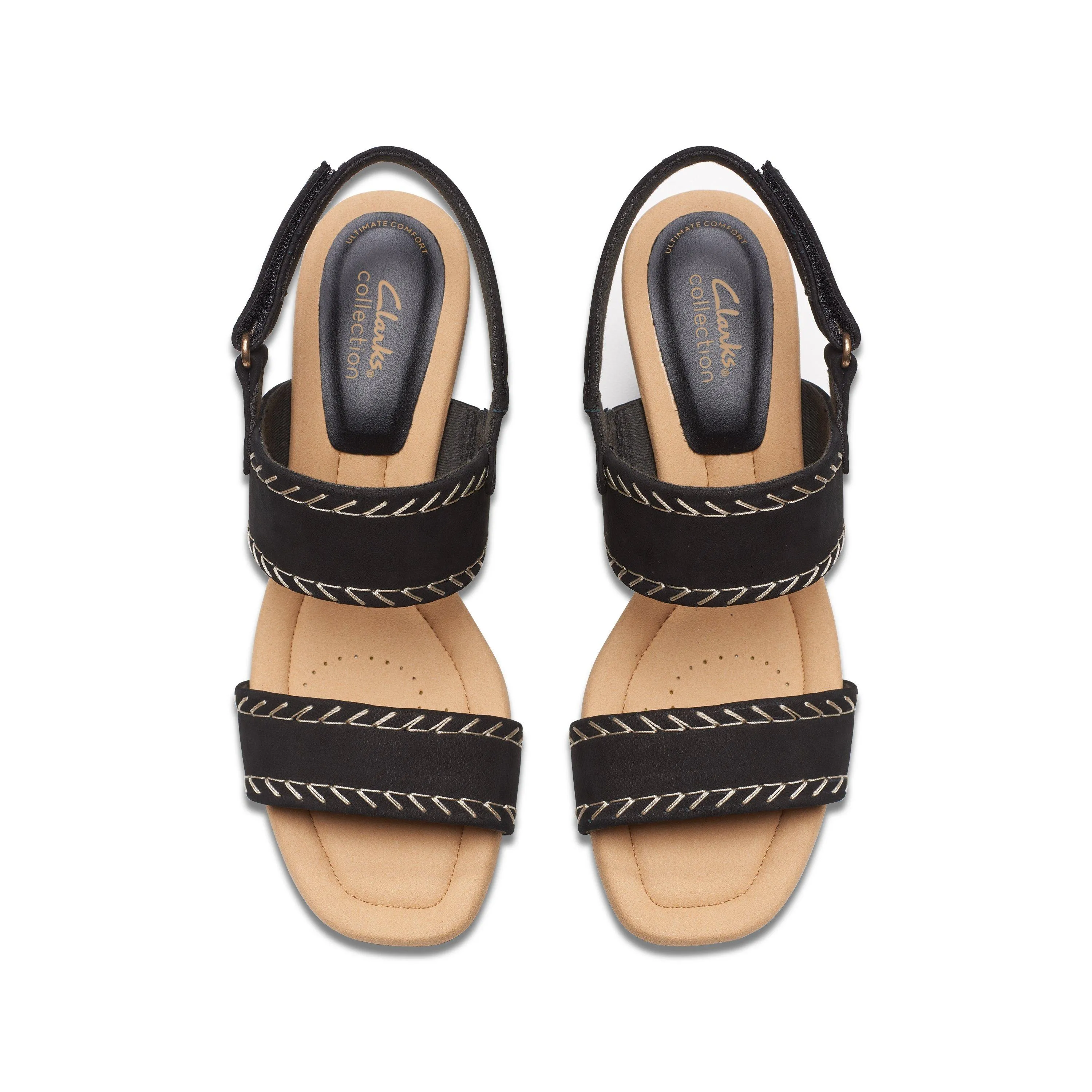 Clarks Kyarra Rose in Black Nubuck