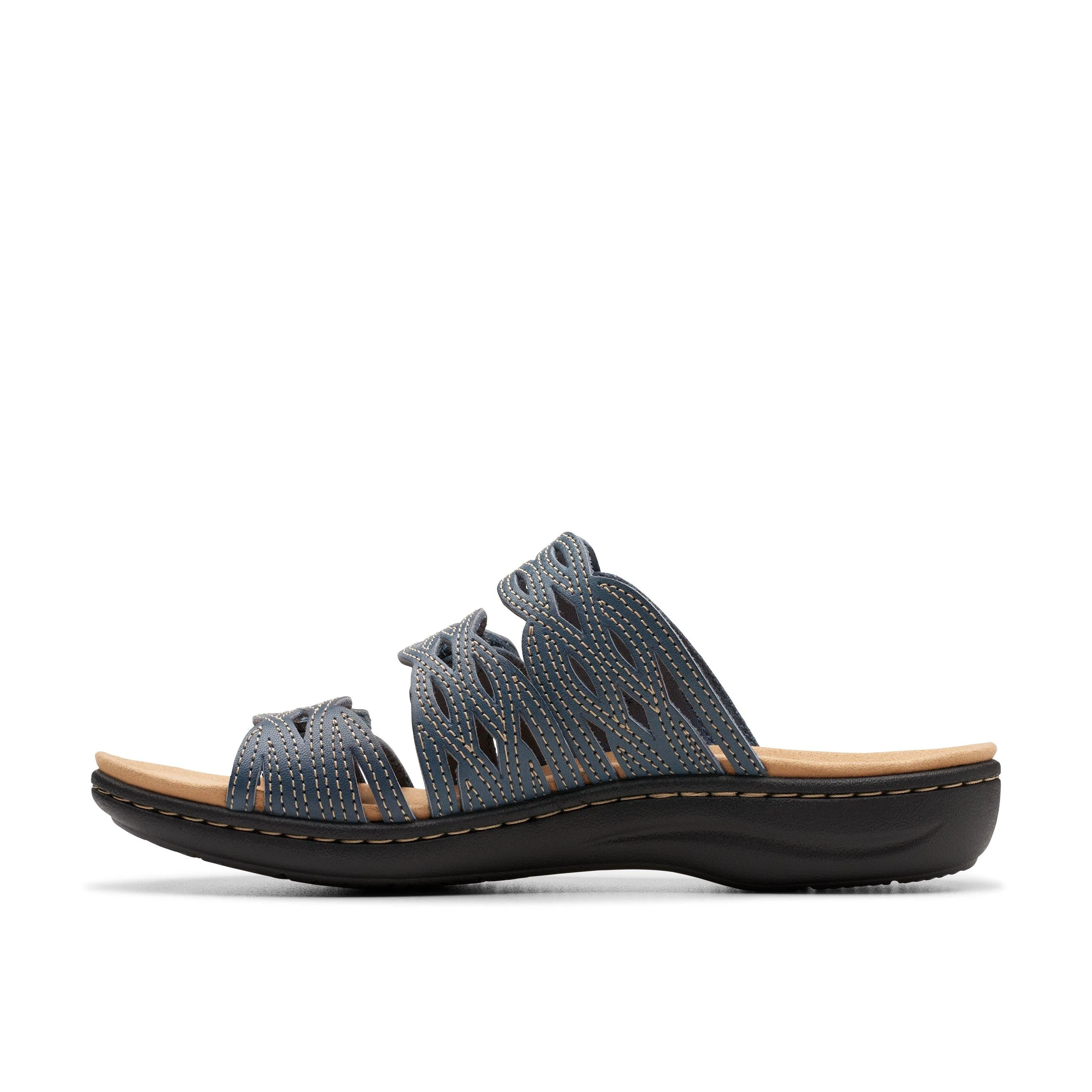 Clarks Laurieann Ruby in Blue Leather