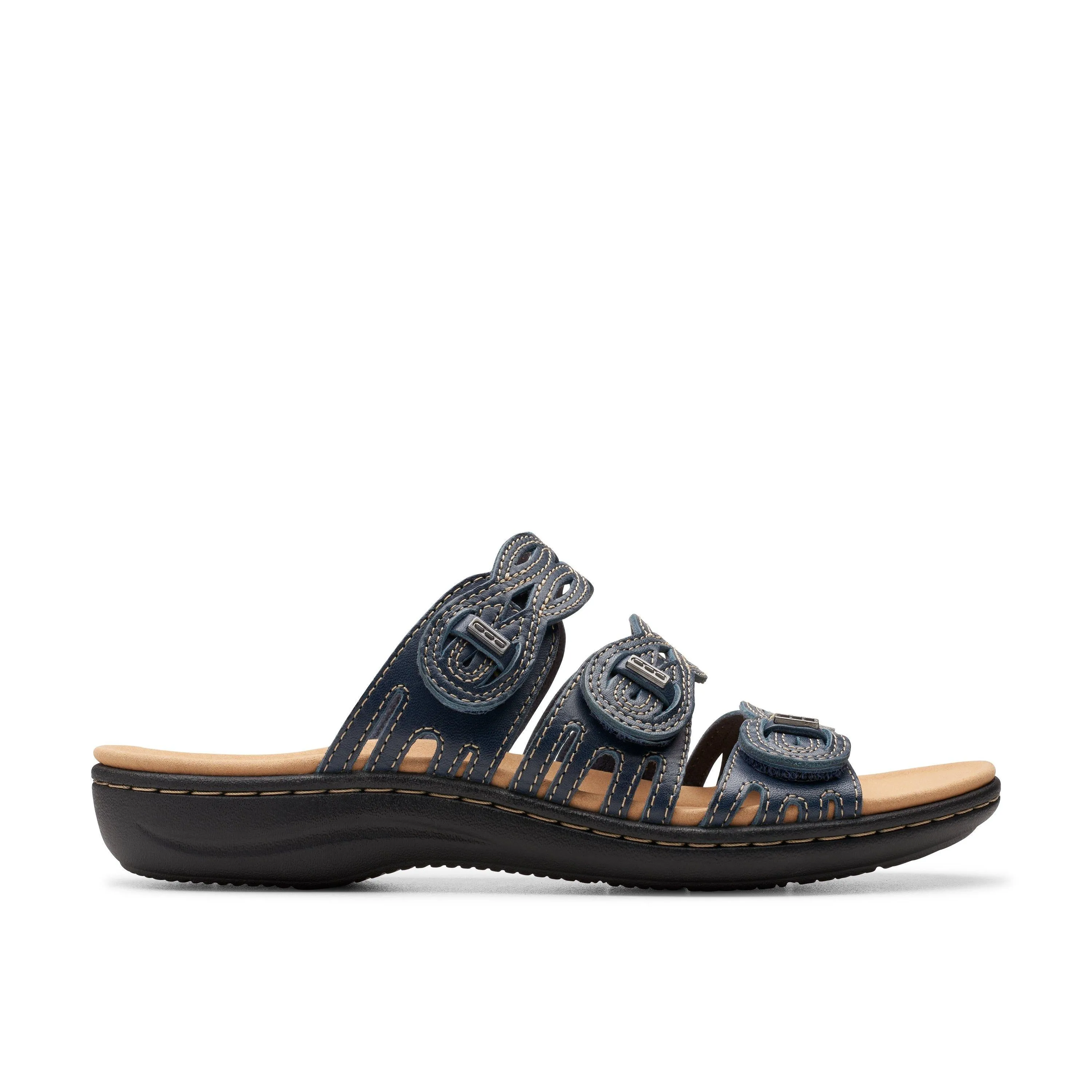 Clarks Laurieann Ruby in Blue Leather