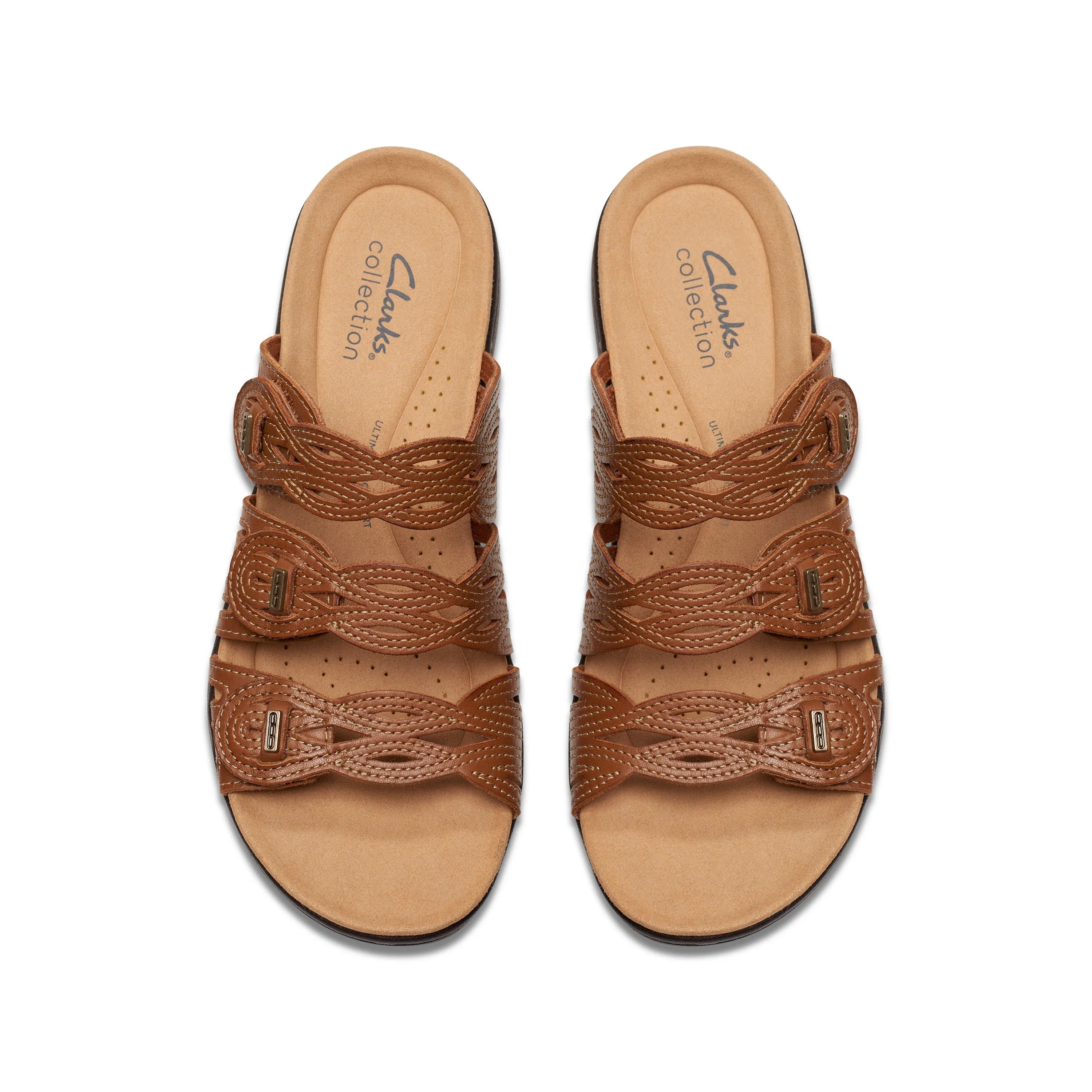 Clarks Laurieann Ruby in Brown Leather