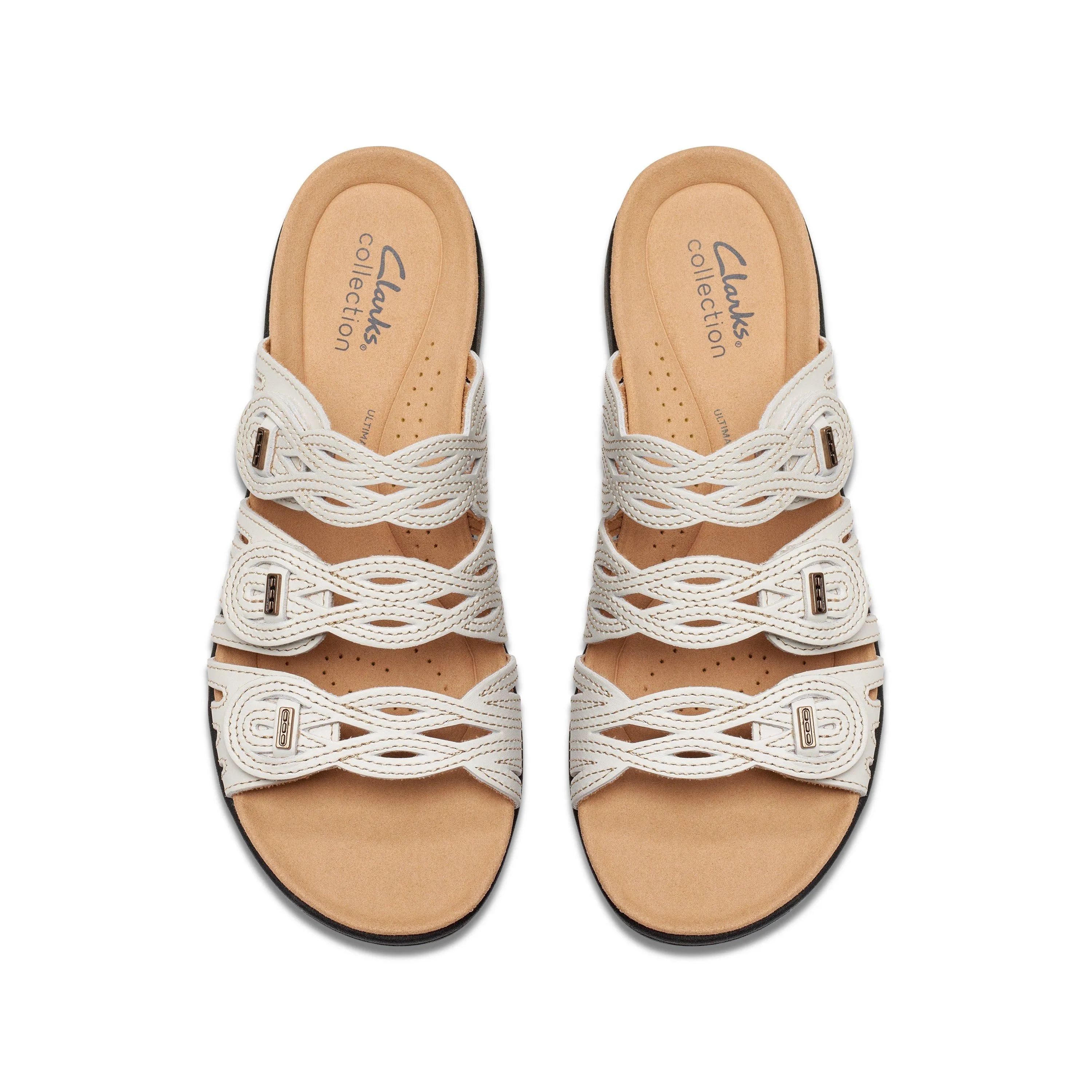 Clarks Laurieann Ruby in White Leather
