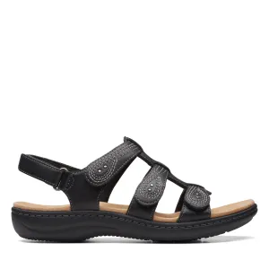 Clarks Laurieann Vine in Black Leather