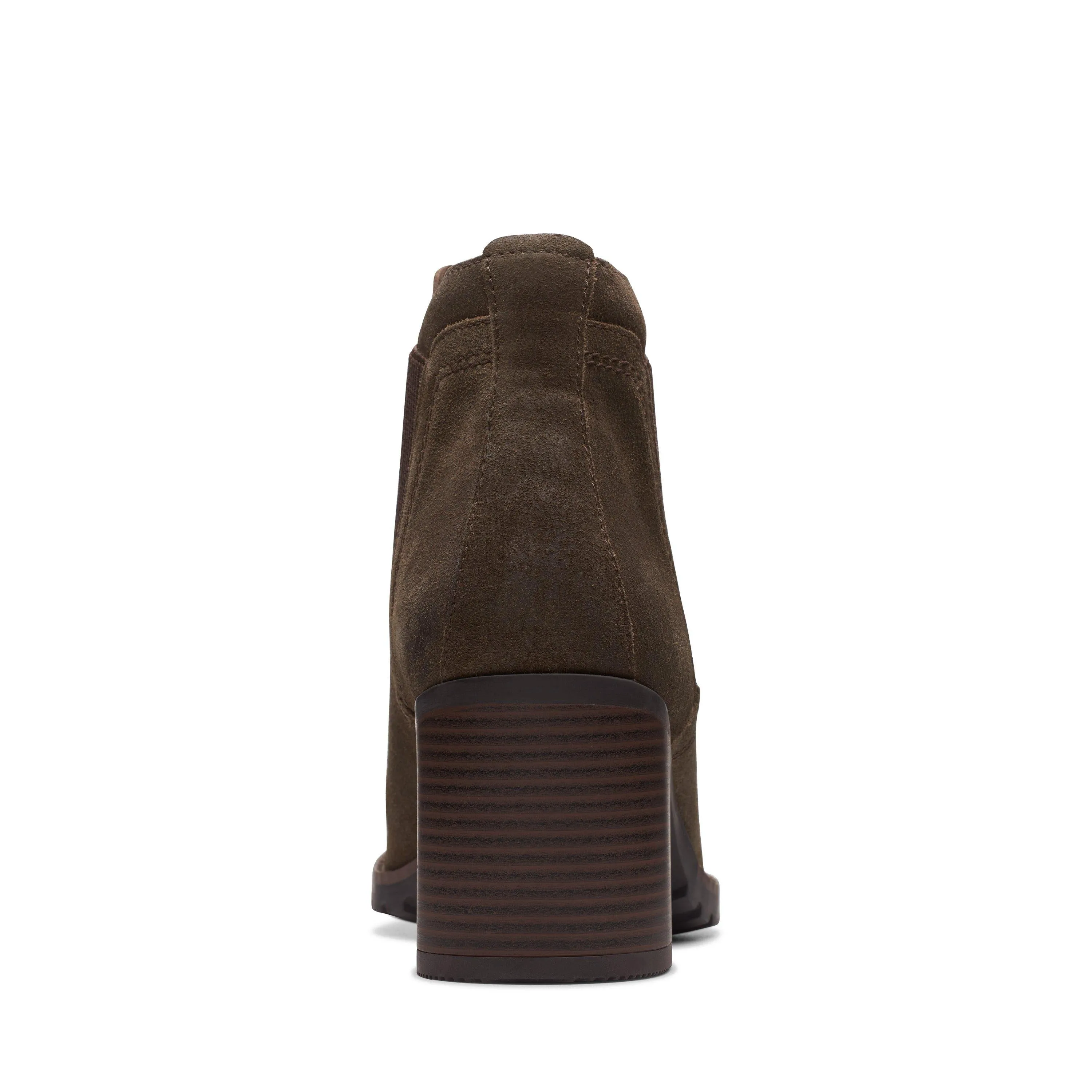 Clarks Leda Up in Green Suede