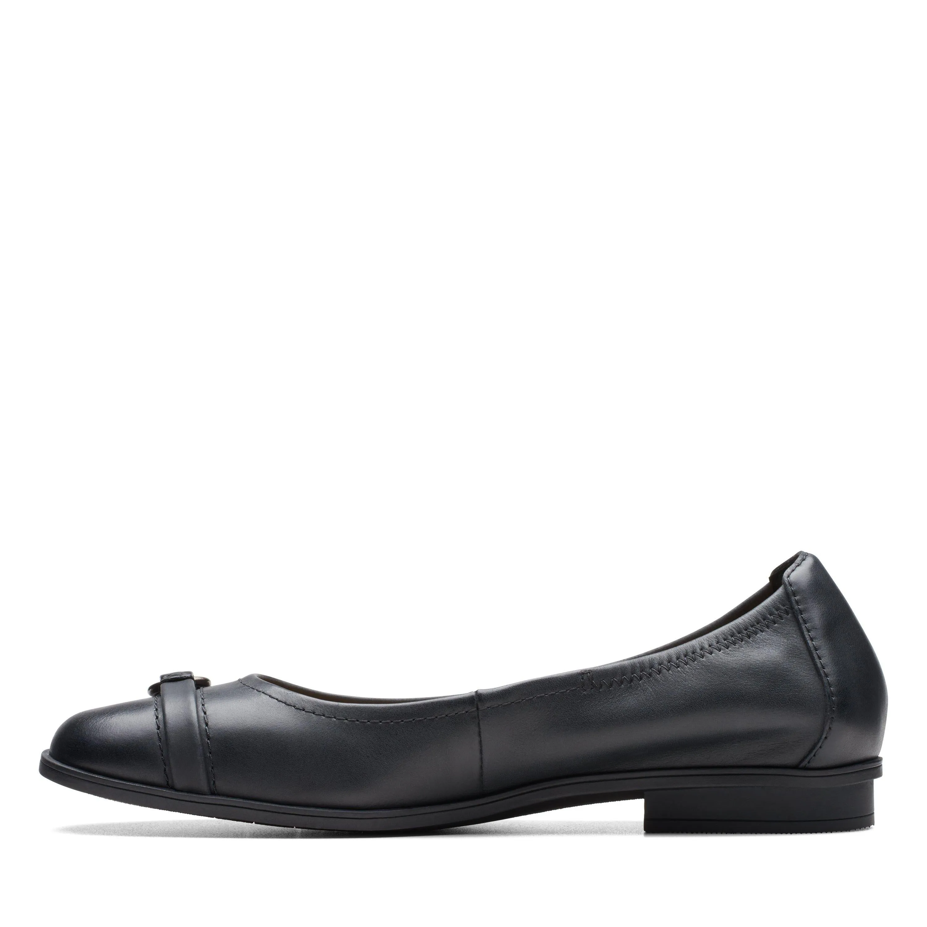 Clarks Lyrical Sky in Black Leather