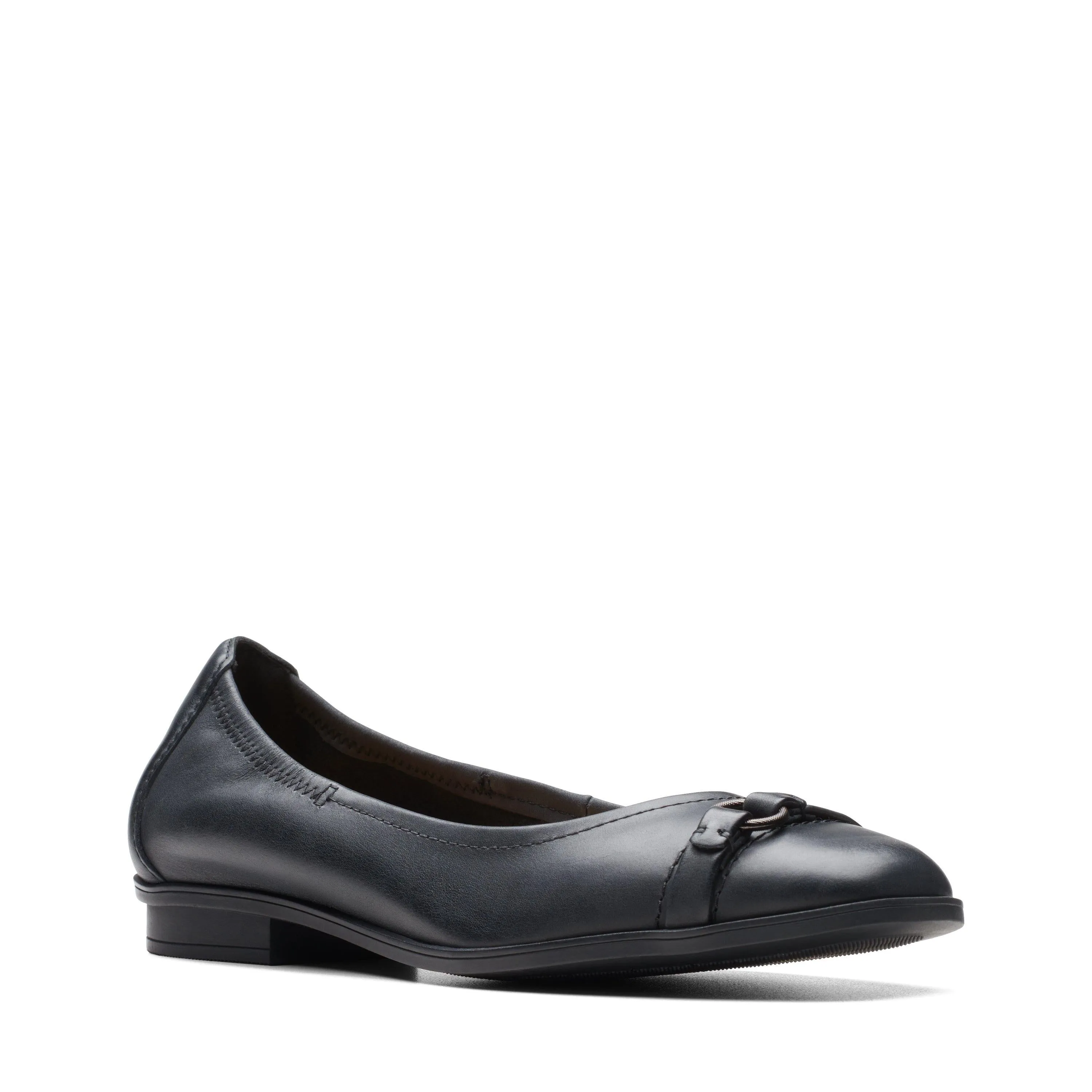 Clarks Lyrical Sky in Black Leather