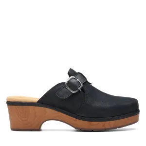 Clarks Paizlee Nora in Black Suede