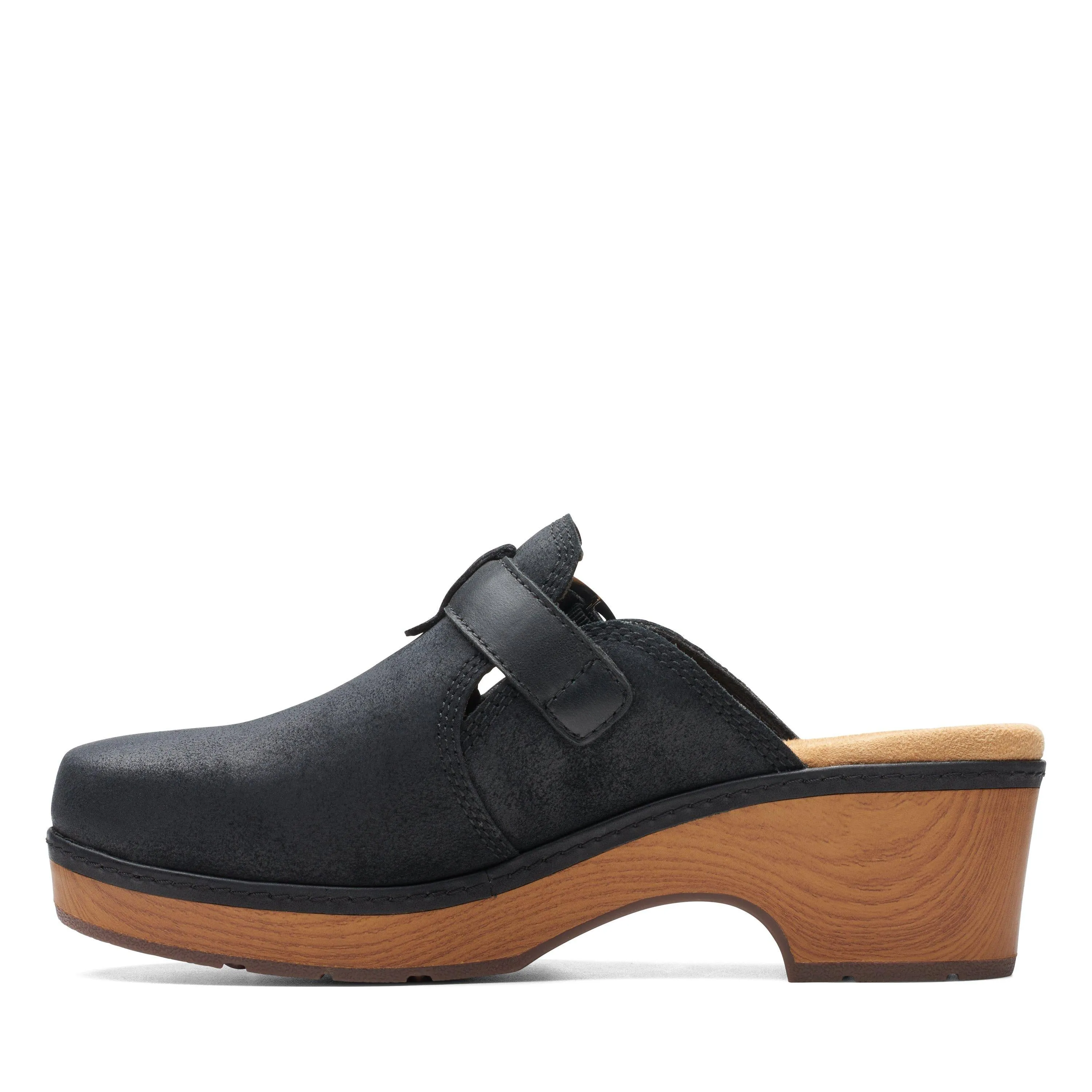 Clarks Paizlee Nora in Black Suede