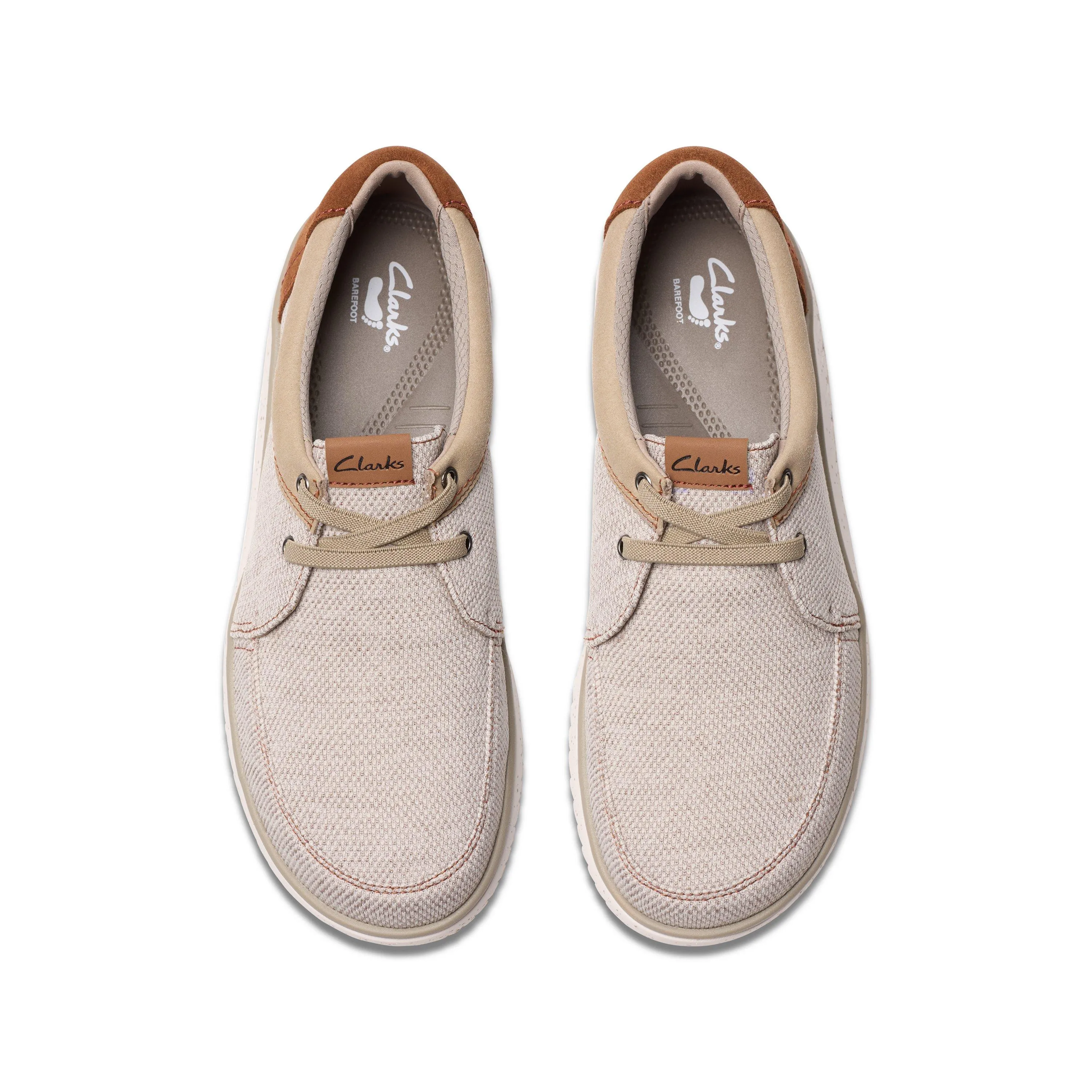 Clarks RelaxLite Lace in Beige Textile