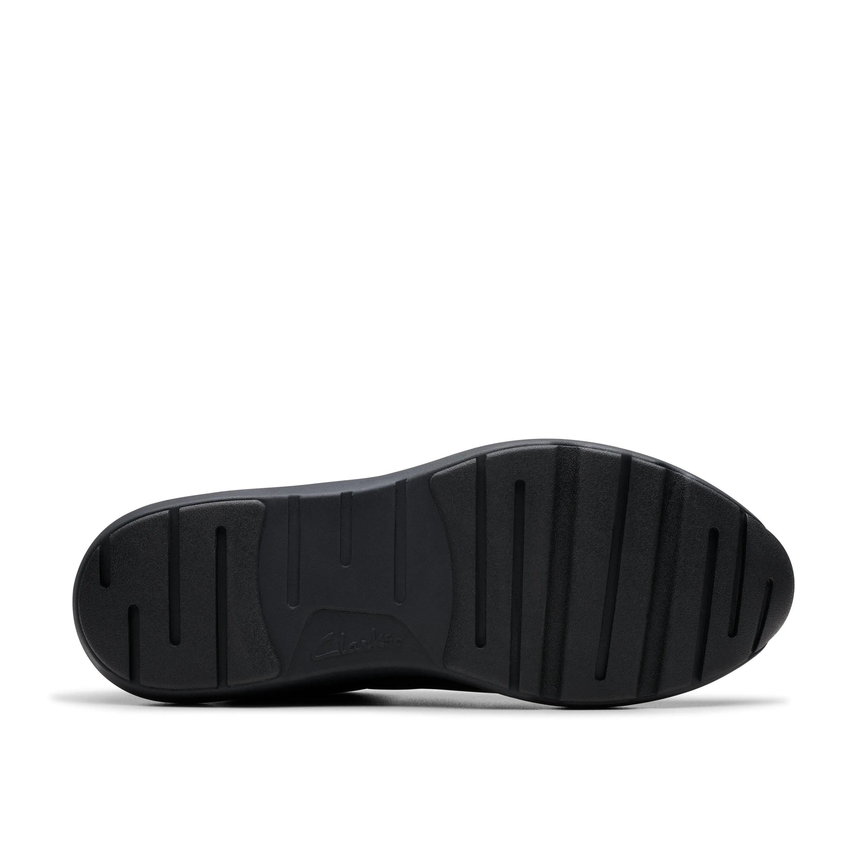 Clarks Tivoli Zip in Black Leather