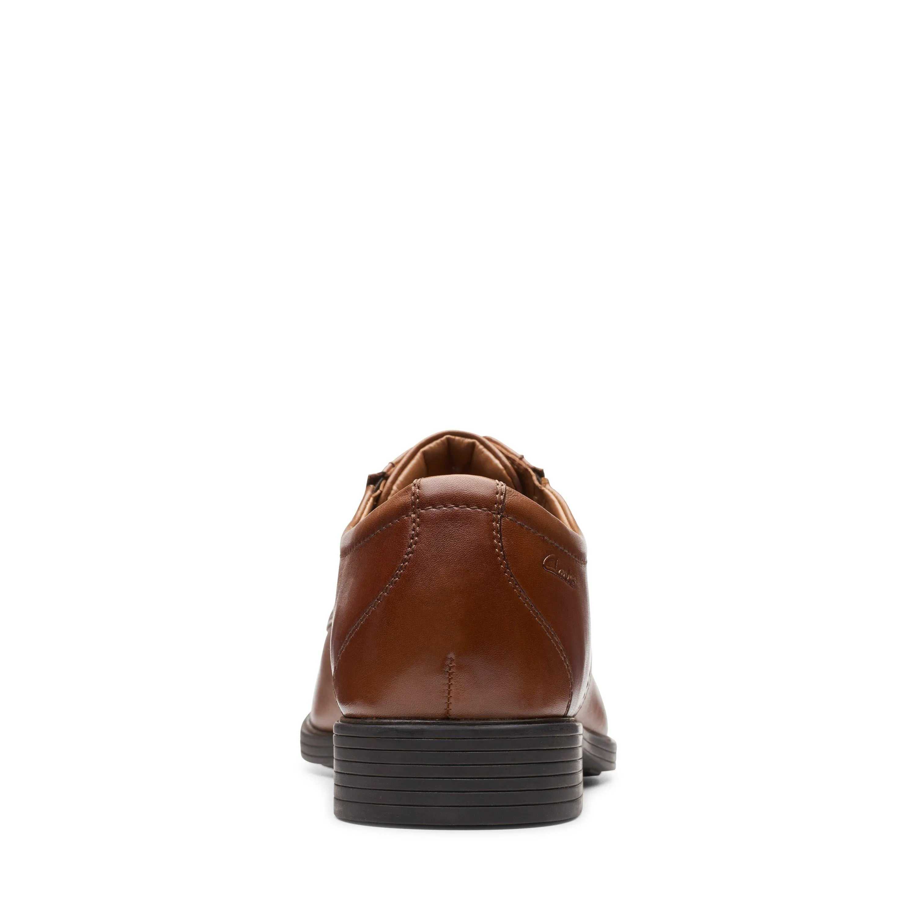 Clarks Whiddon Plain in Brown Leather