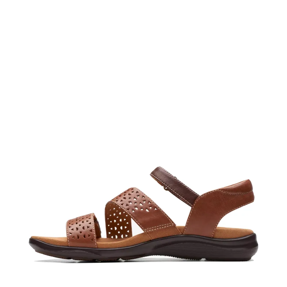 Clarks Women's Kitly Way Strap Sandal in Tan