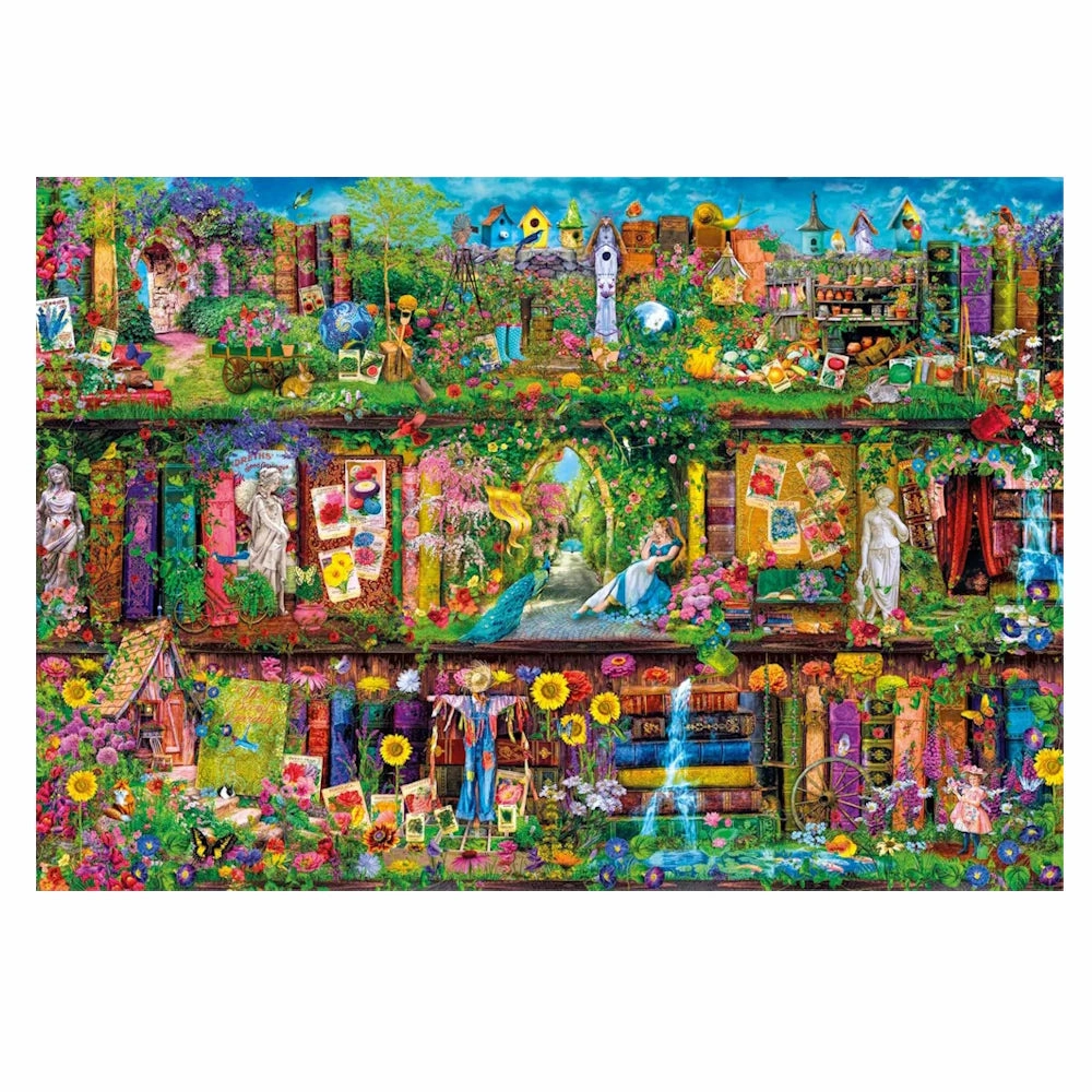 Clementoni 6000 Piece Jigsaw Puzzle - Garden Shelf