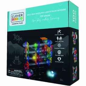 Cleverclixx Intense Ball Run Dazzling Lights Pack Intense 100 pieces