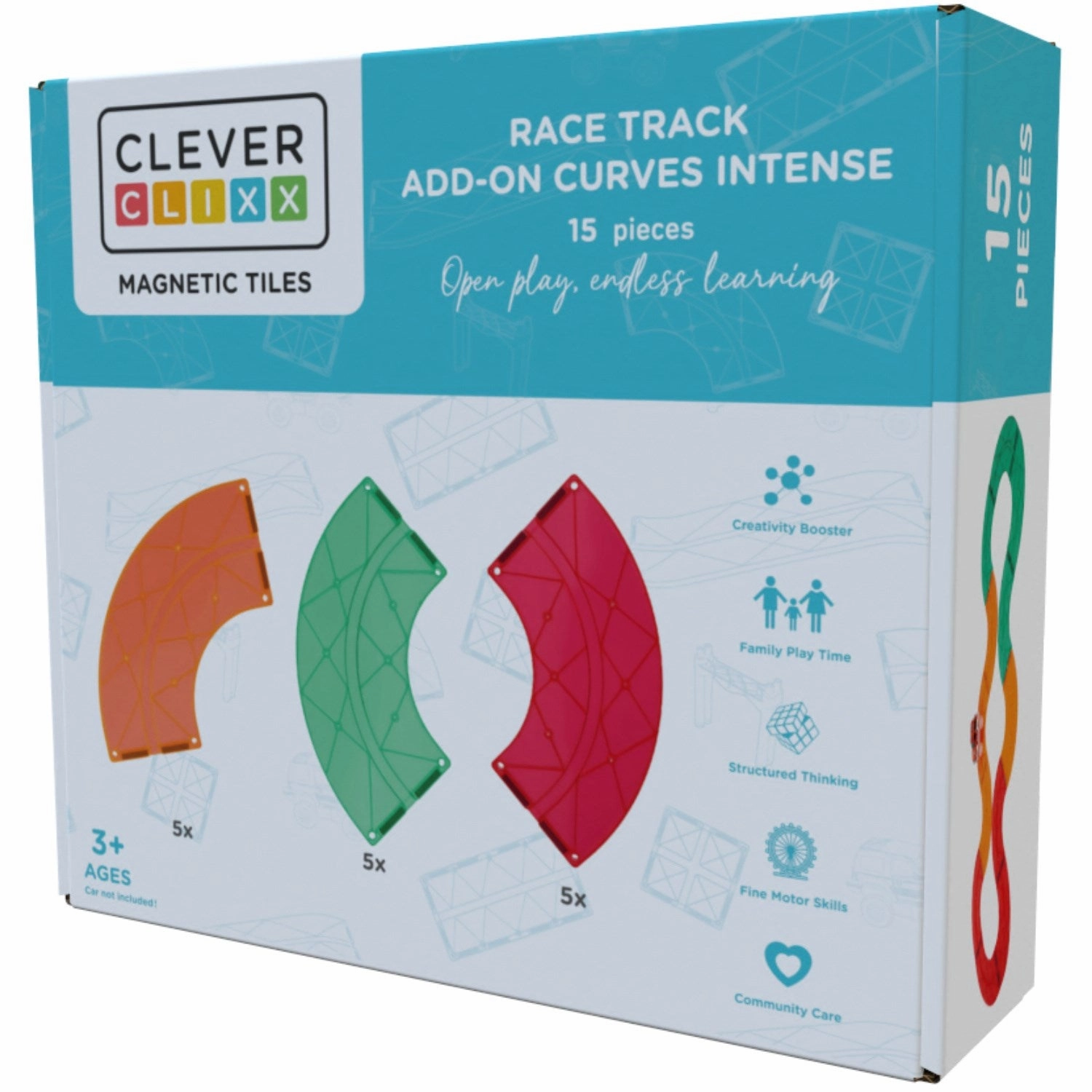 Cleverclixx Intense Racerbane Tilf?jelseskurver Intense | 15 stykker