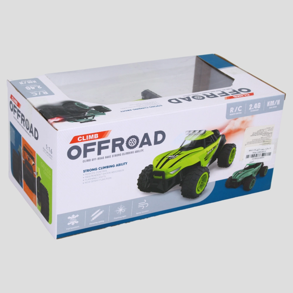 Climb Off-Road Remote Control Car (Neon Green)