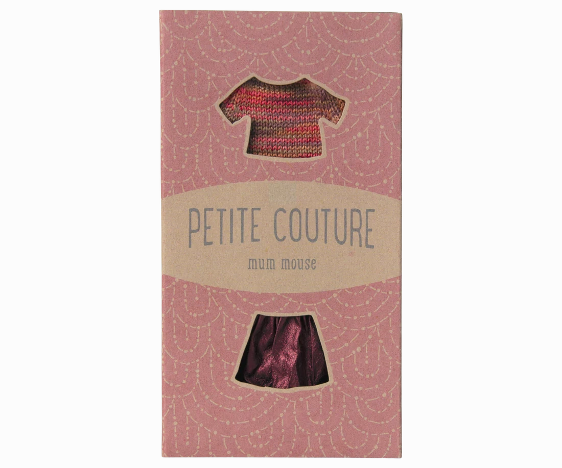 Clothes For Mouse - Skirt And Knitted Blouse
