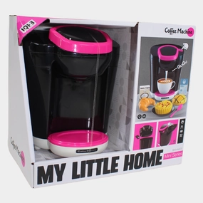 Coffee Machine Kitchen Toy  Black/Pink