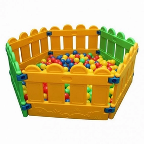 Colorful fence for kids
