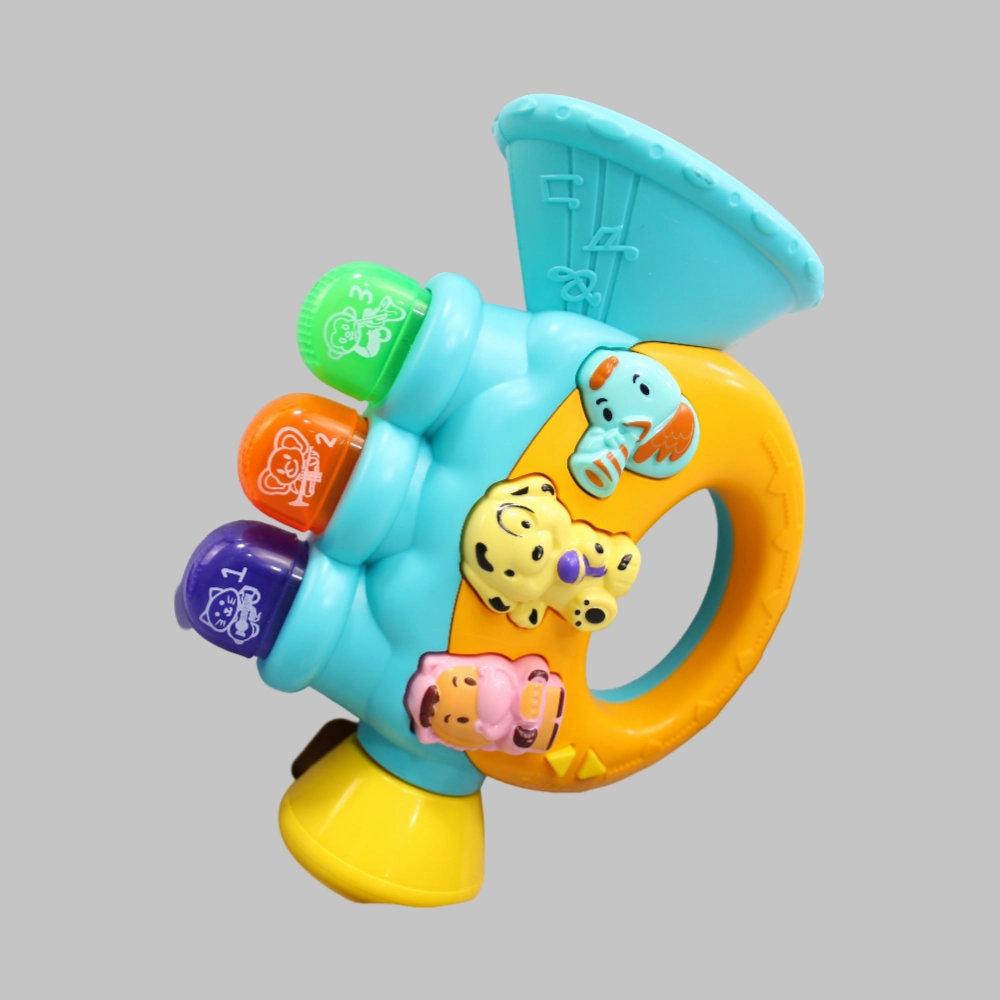 Colorful Musical Trumpet with Light & Different Sounds