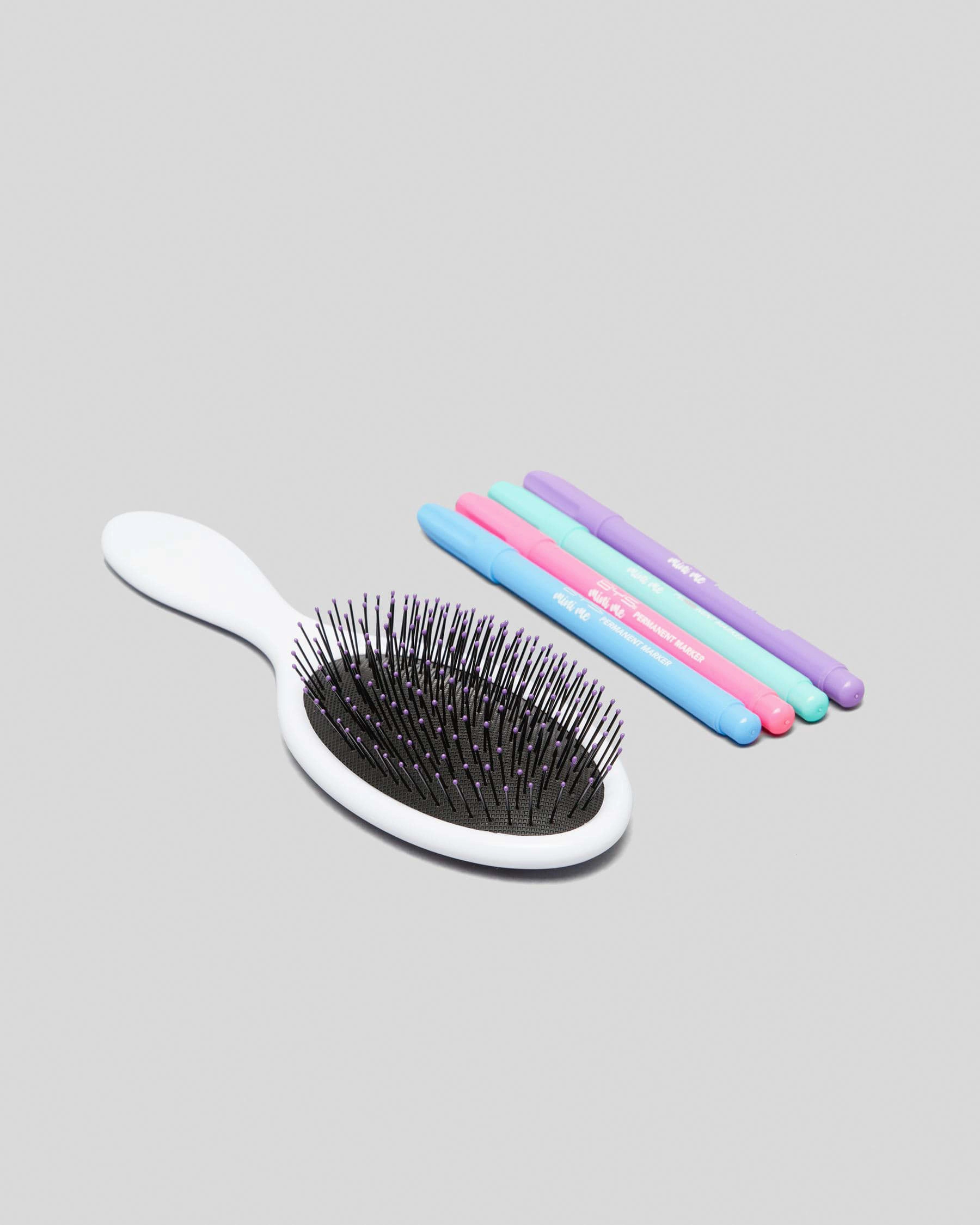 Colour in Hair Brush Dolphins