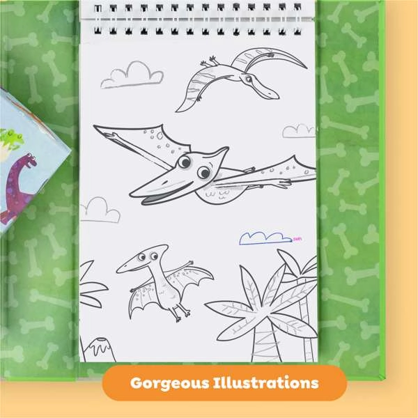 Colouring Set - Dinosaur