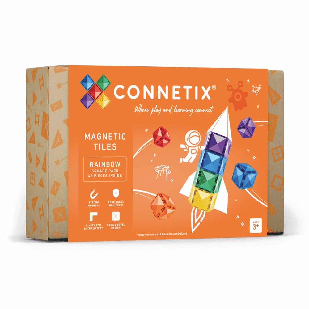 Connetix Rainbow Square Pack (42 pc)