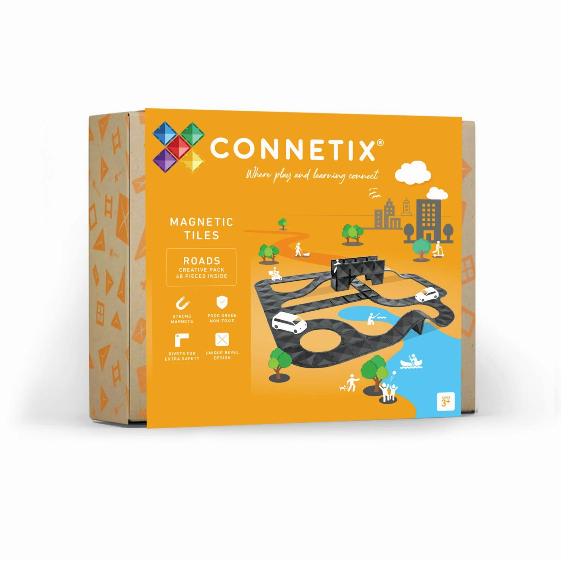 Connetix Roads Creative Pack 48 pieces