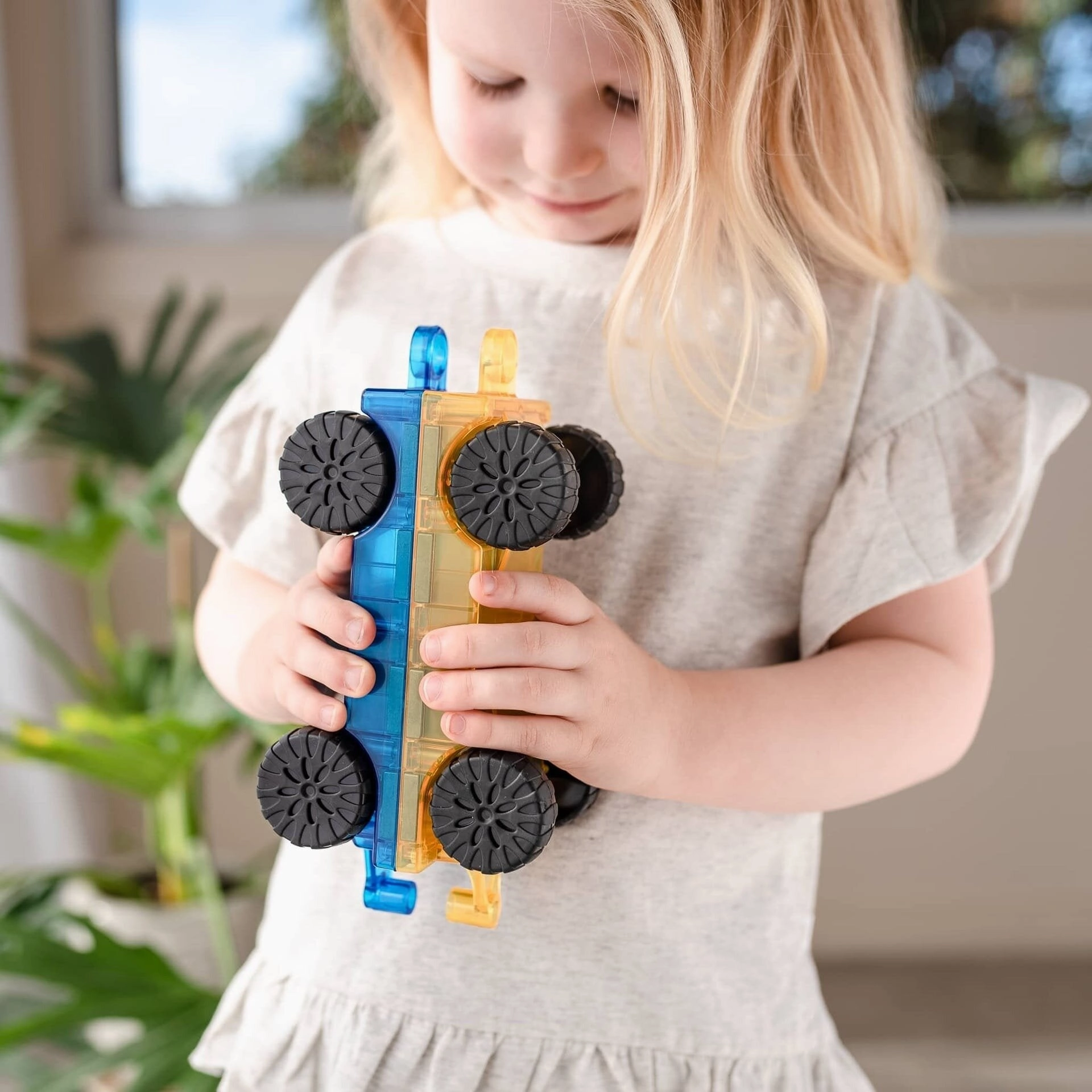 Connetix Tiles Rainbow car pack 2 piece