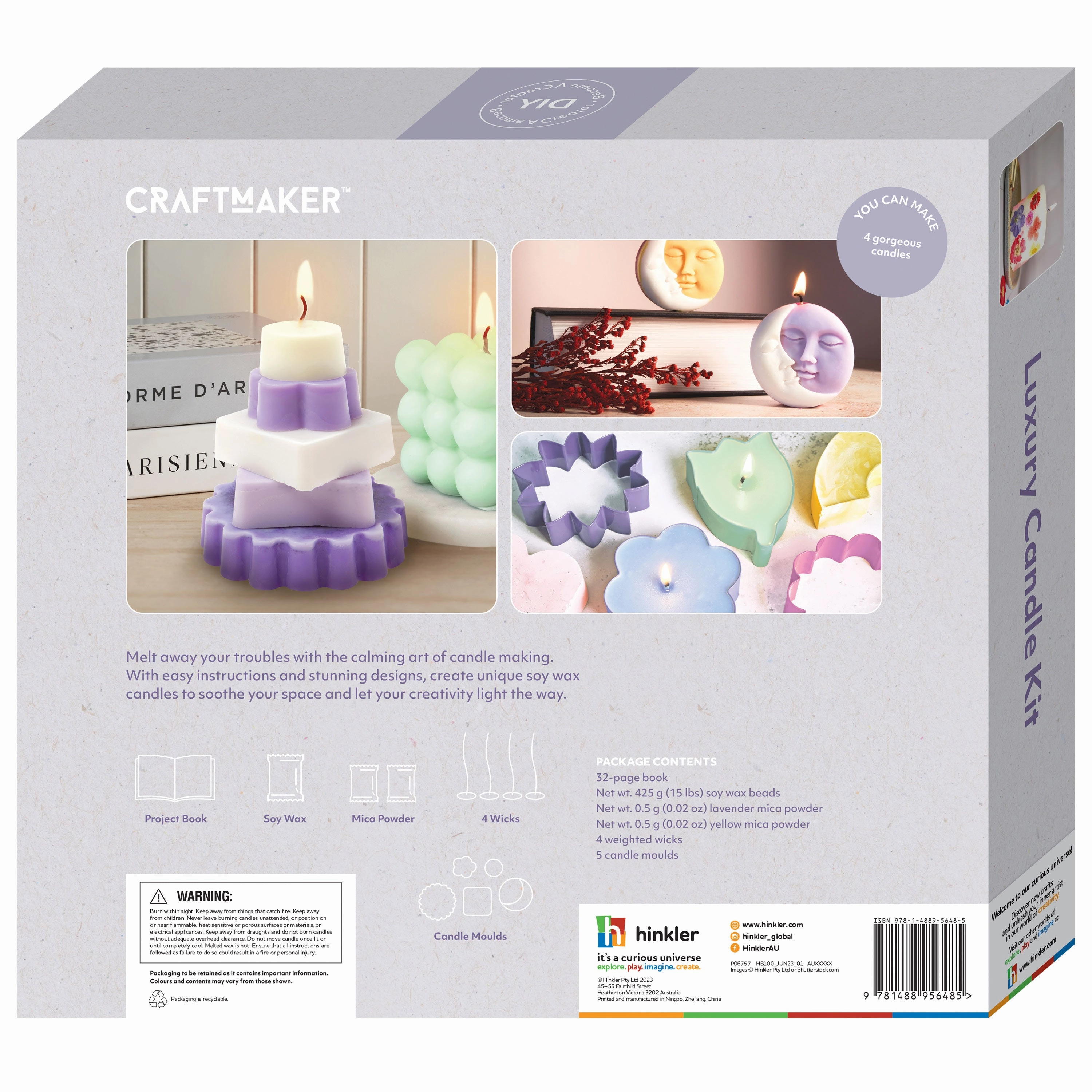 Craft Maker Luxury Candles Kit Deluxe