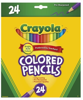 Crayola Coloured Pencils 24 Pack
