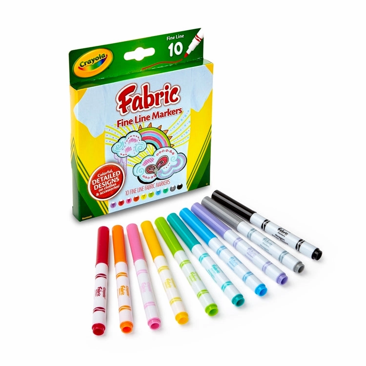 Crayola Fabric Fine Line Markers