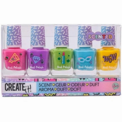 CREATE IT! NAIL POLISH SCENTED 5-PACK DISPLAY