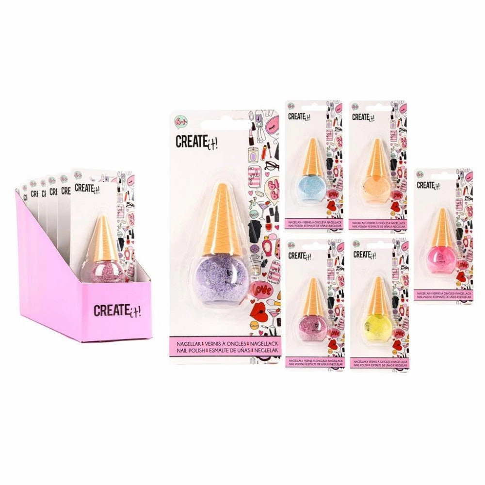 CREATE IT! NAILPOLISH ICECREAM DISCO, 1PK, 6 ASS