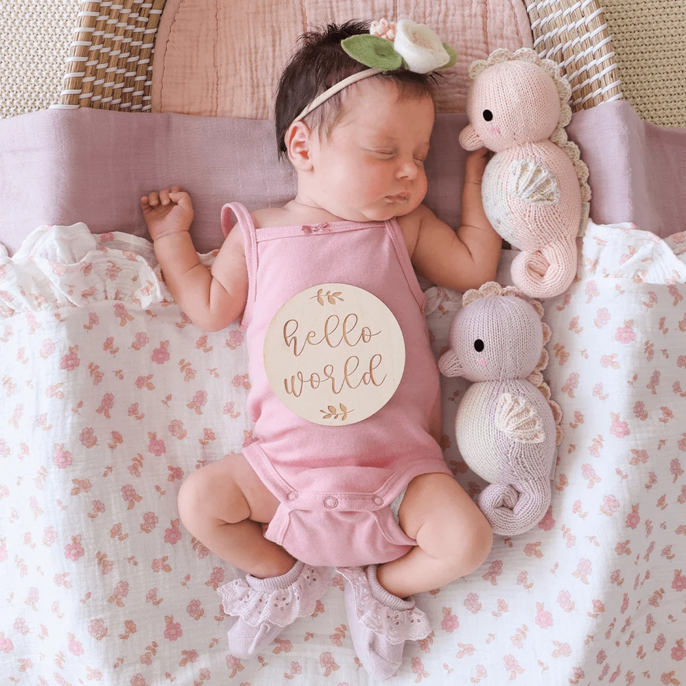 cuddle kind Baby seahorse Powder Pink