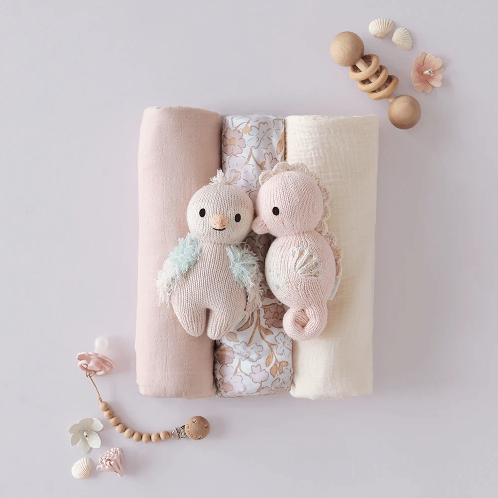 cuddle kind Baby seahorse Powder Pink